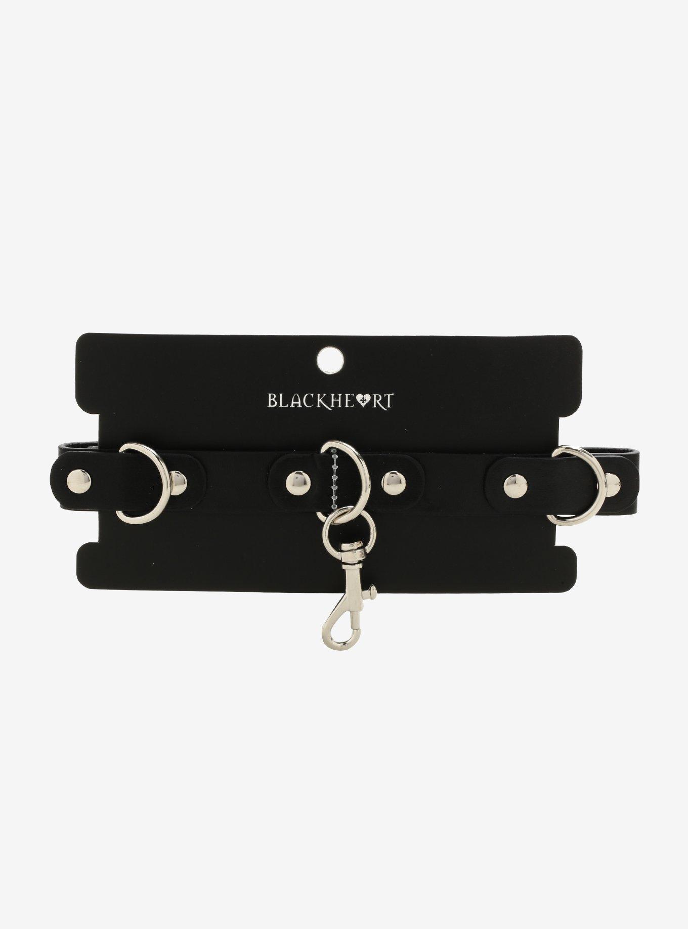 Toggle Faux Leather Choker, , alternate