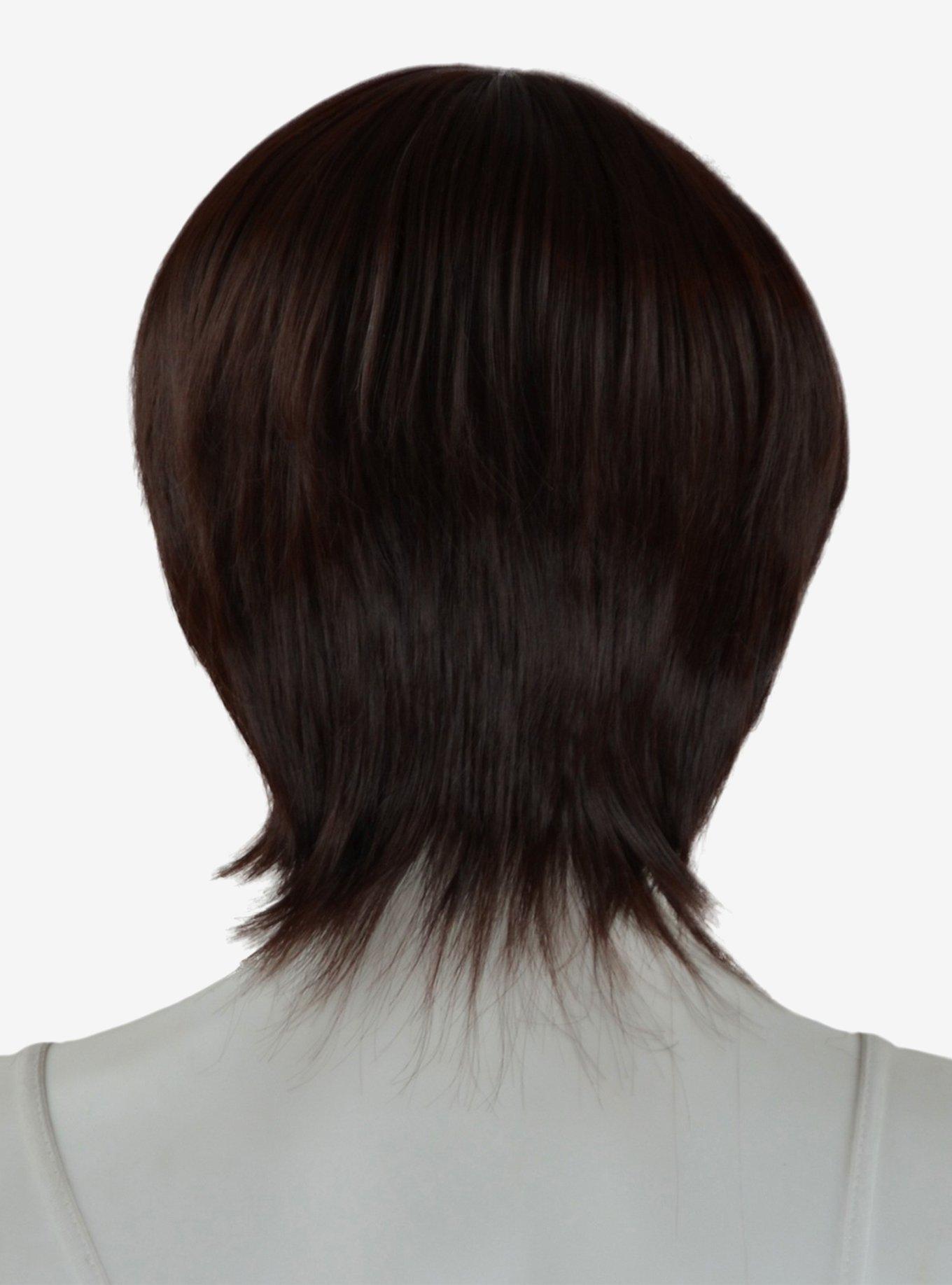 Epic Cosplay Aether Dark Brown Layered Short Wig, , alternate