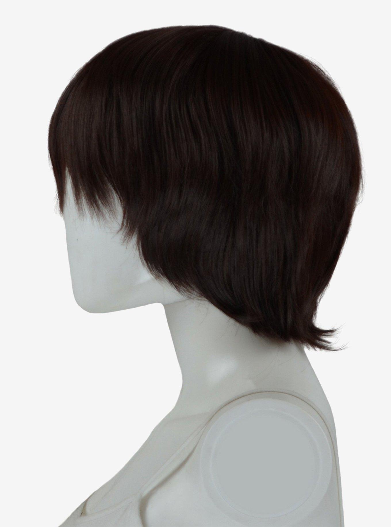 Epic Cosplay Aether Dark Brown Layered Short Wig, , alternate