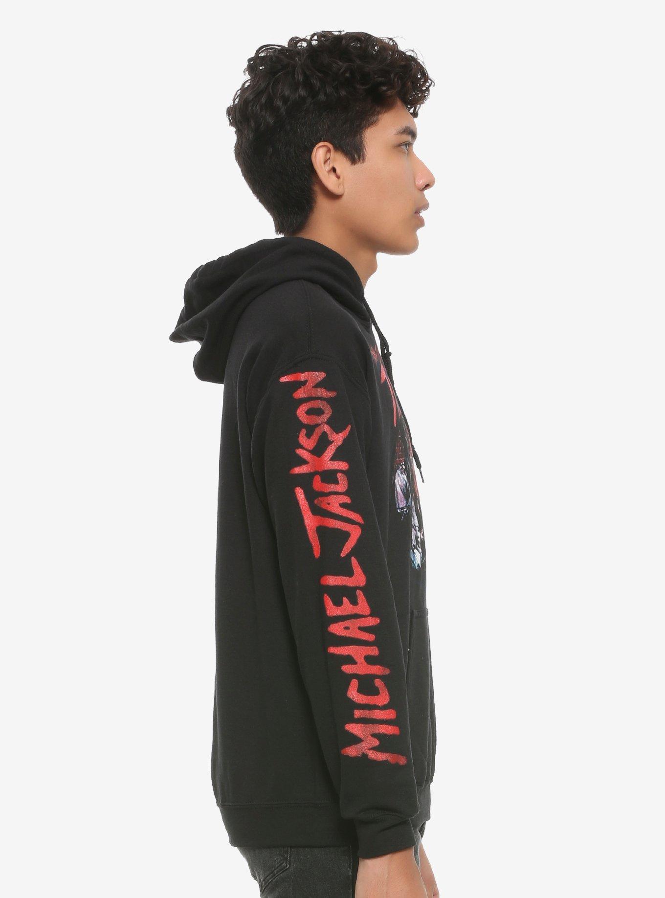 Michael Jackson Thriller Hoodie, BLACK, alternate