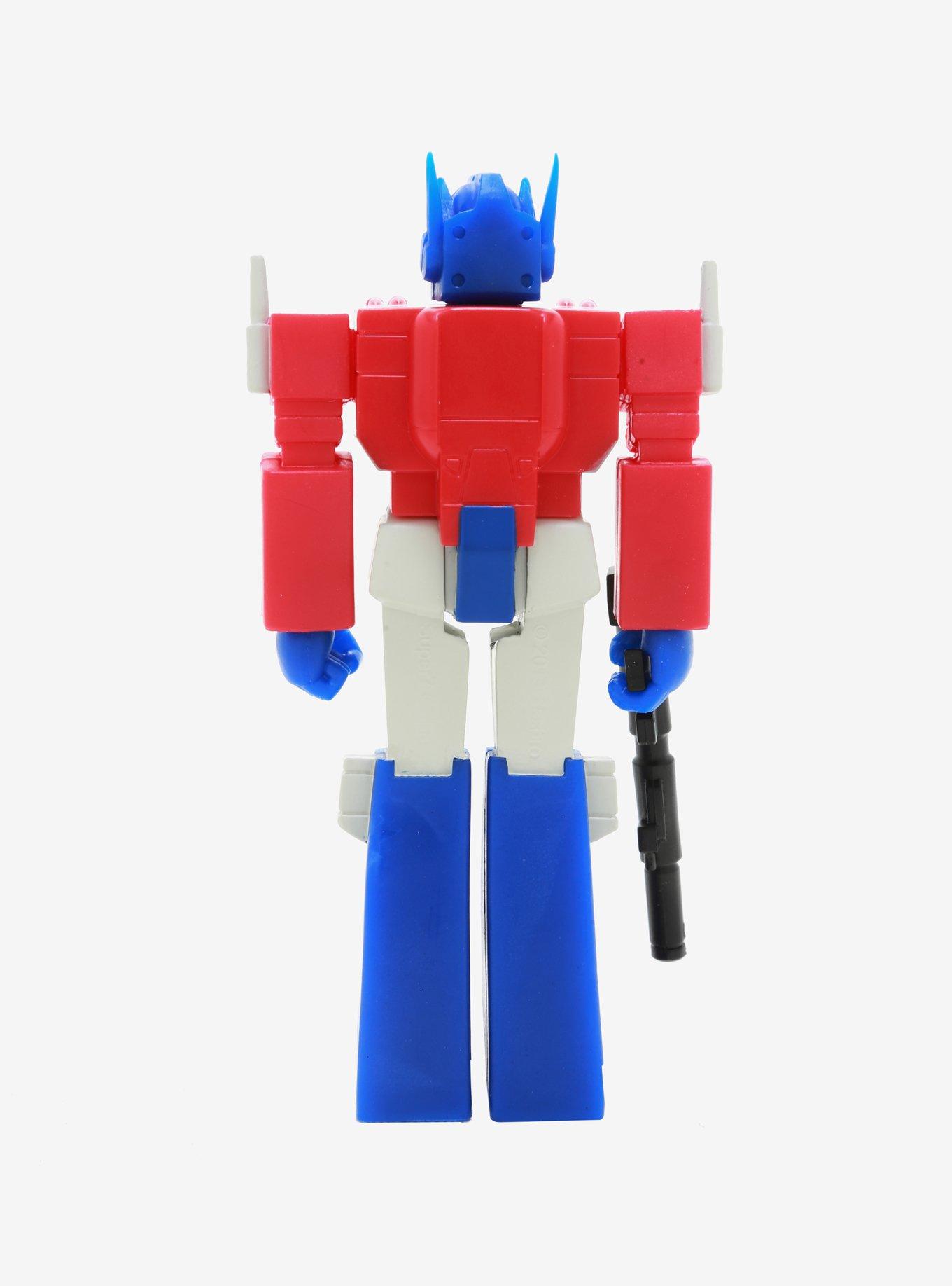 Super7 ReAction Transformers Optimus Prime Collectible Action Figure, , alternate