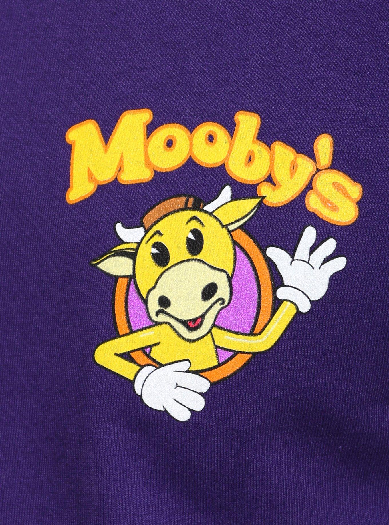 Jay And Silent Bob Reboot Chalkline X Mooby's Purple T-Shirt, PURPLE, alternate