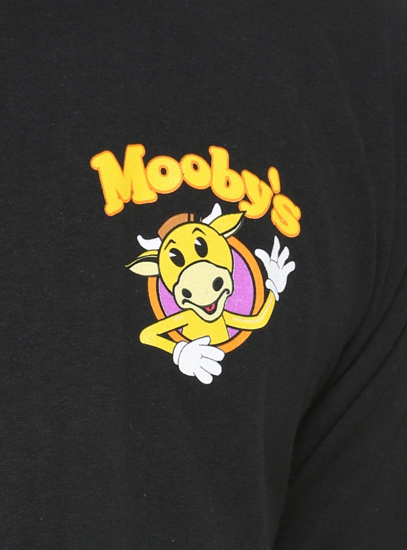 Jay And Silent Bob Reboot Chalkline X Mooby's Black Long-Sleeve T-Shirt, BLACK, alternate