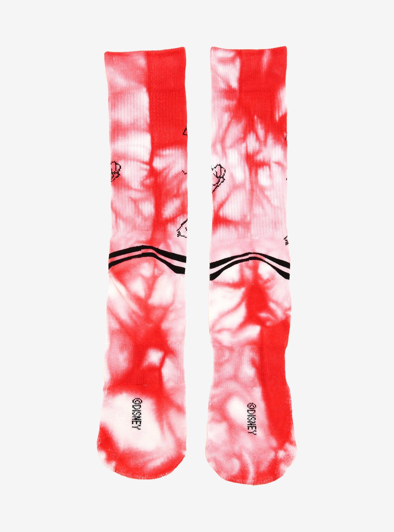 Disney Mulan Mushu Tie-Dye Crew Socks, , alternate