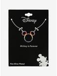 Disney Mickey Mouse Rainbow Necklace, , alternate