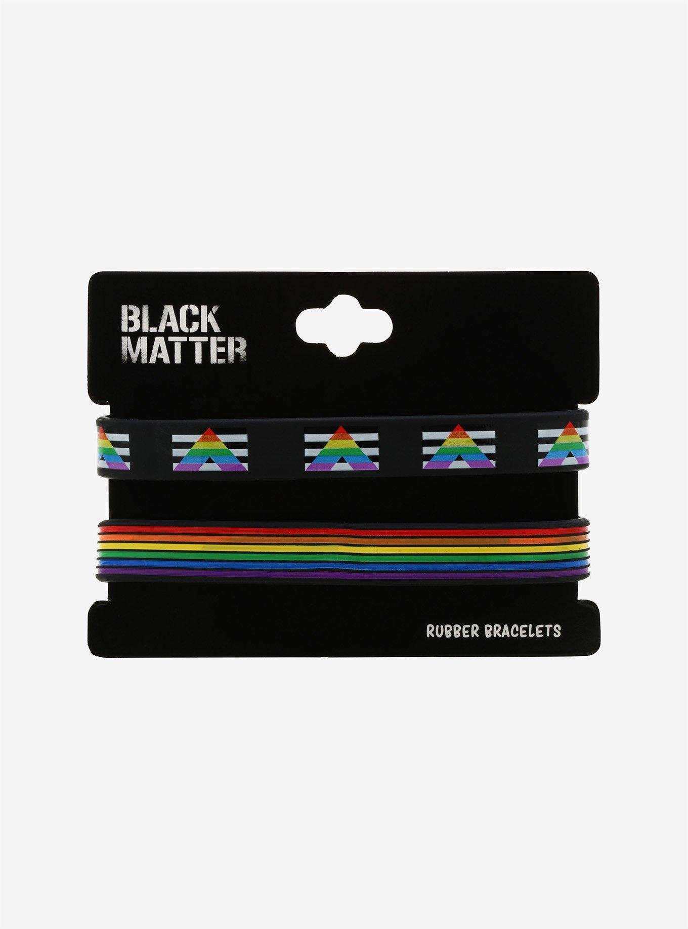 Pride Ally Rubber Bracelet Set, , alternate