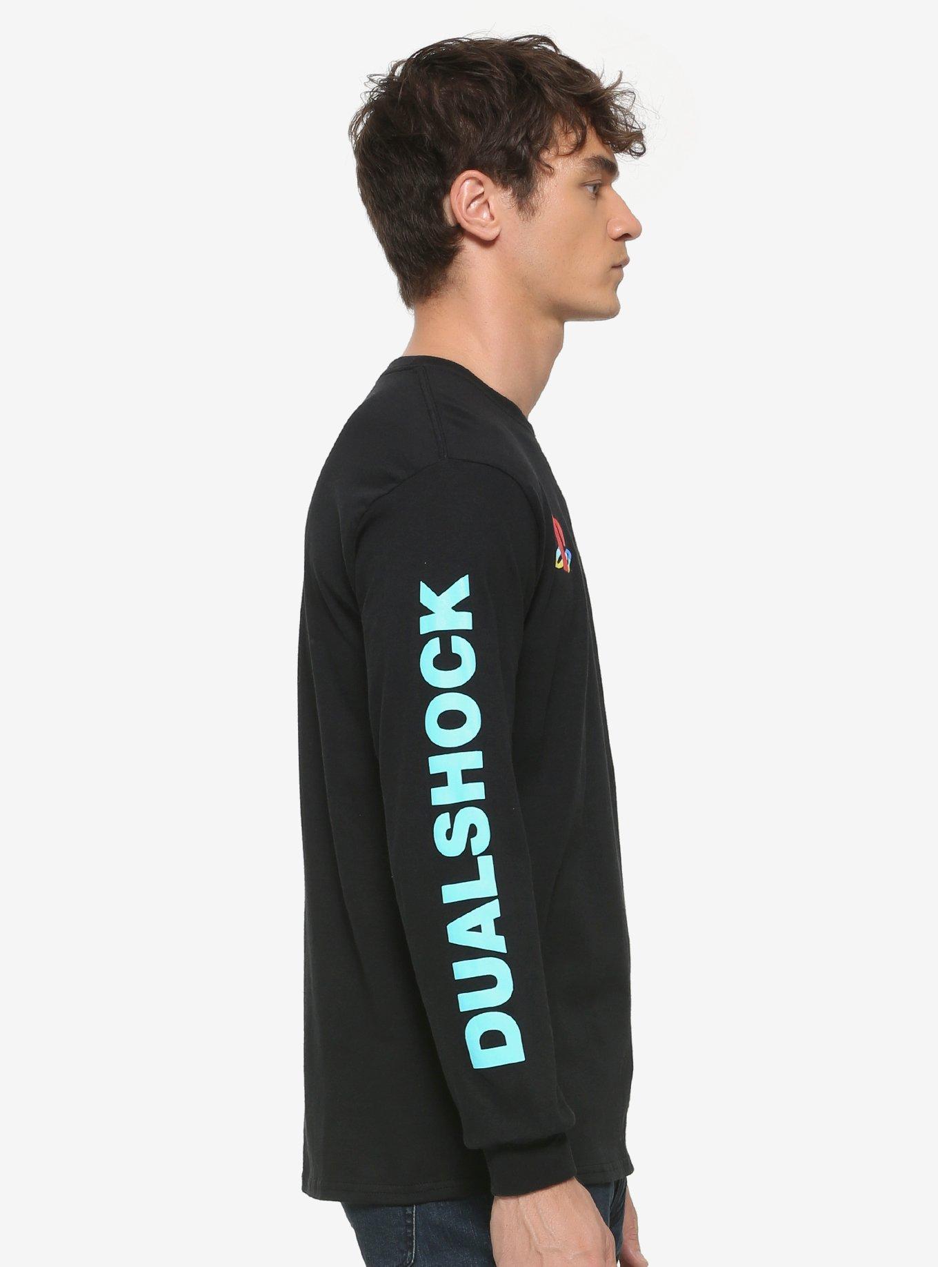 PlayStation DualShock Long Sleeve T-Shirt, BLACK, alternate