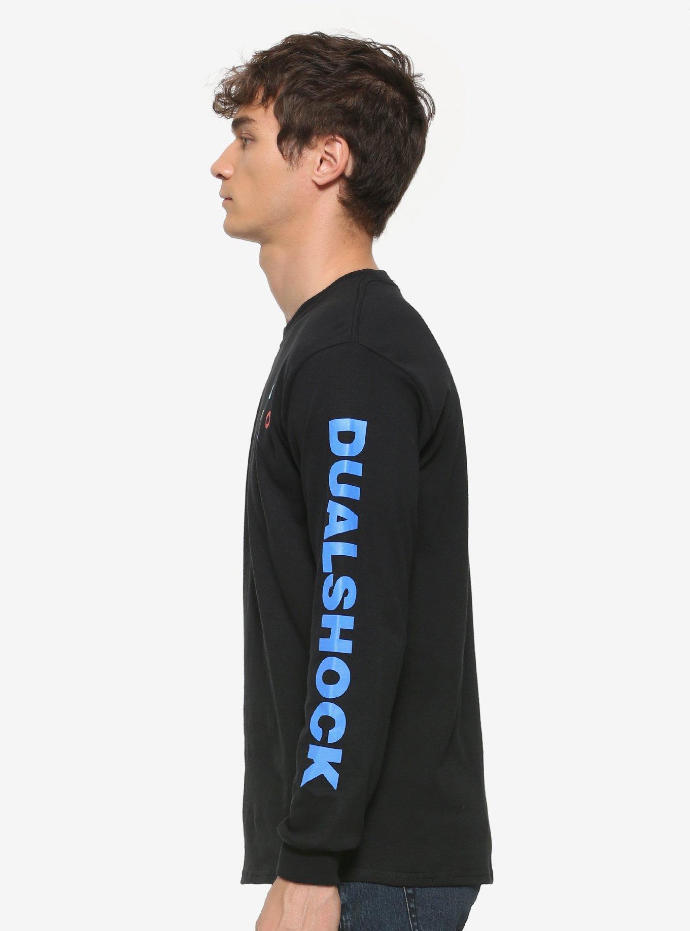 PlayStation DualShock Long Sleeve T-Shirt, BLACK, alternate