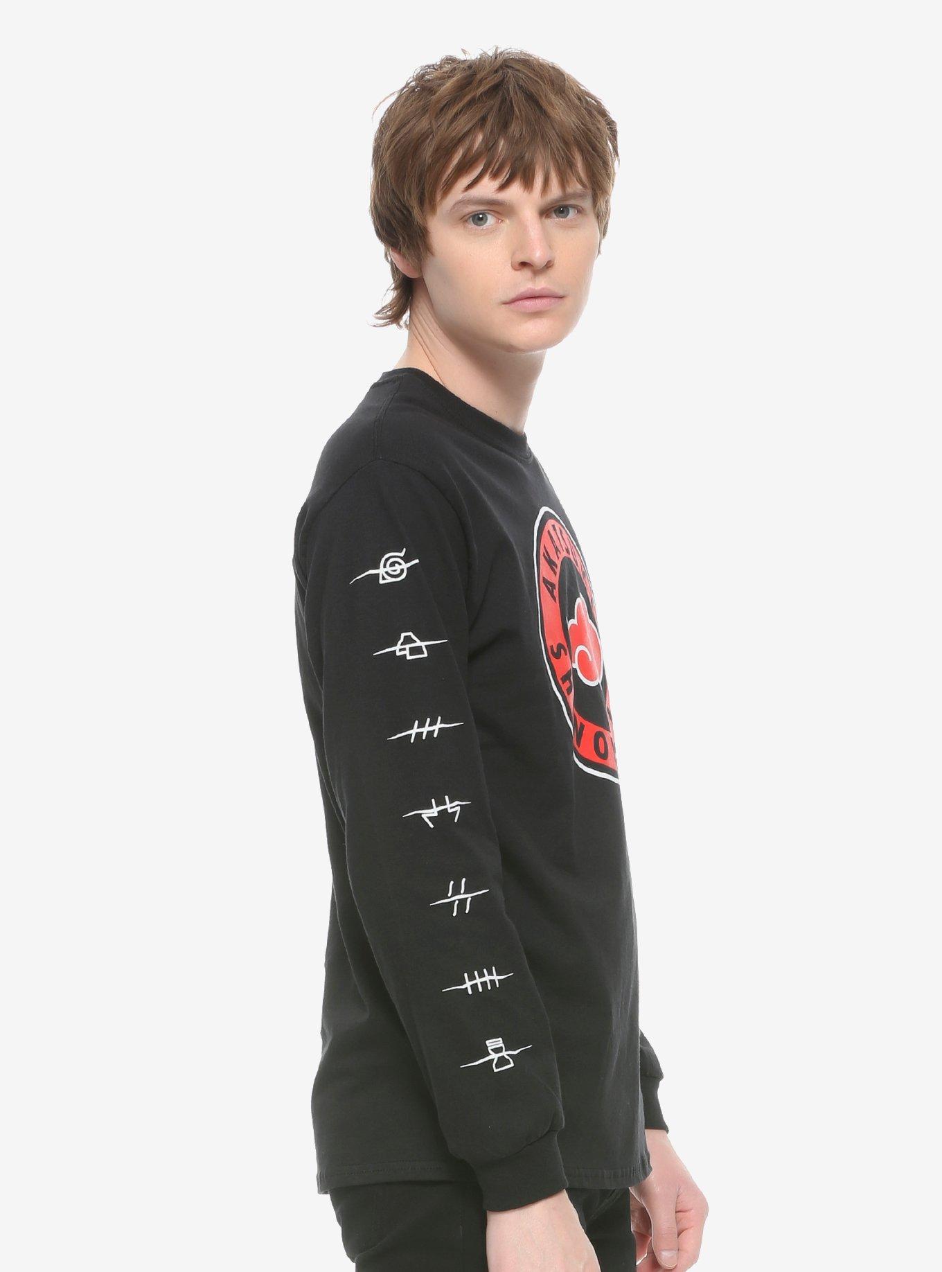 Naruto Shippuden Akatsuki Shinobi Clan Long Sleeve T-Shirt - BoxLunch Exclusive, , hi-res