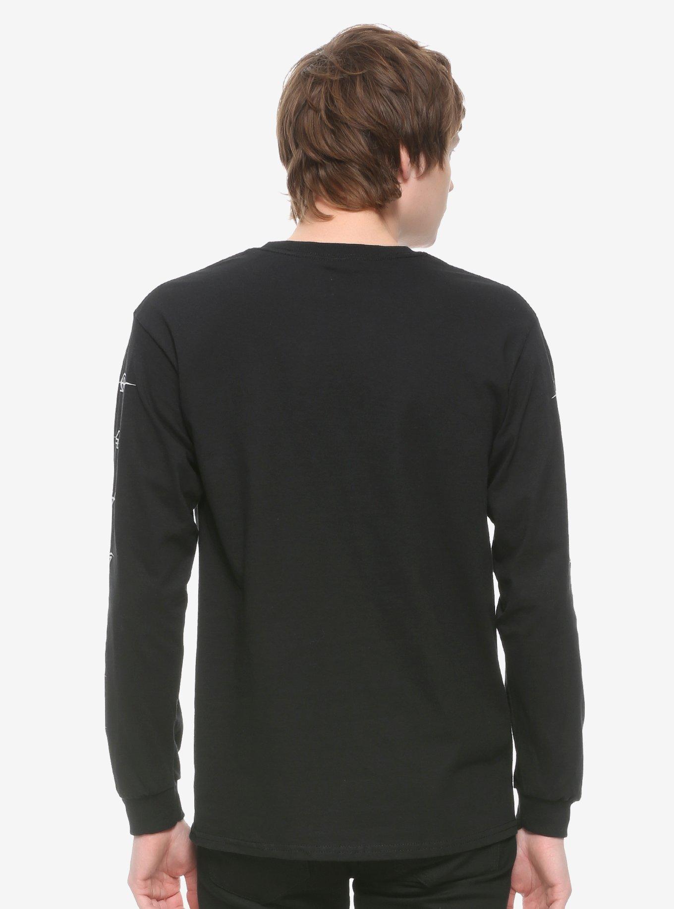 Naruto Shippuden Akatsuki Shinobi Clan Long Sleeve T-Shirt - BoxLunch Exclusive, BLACK, alternate