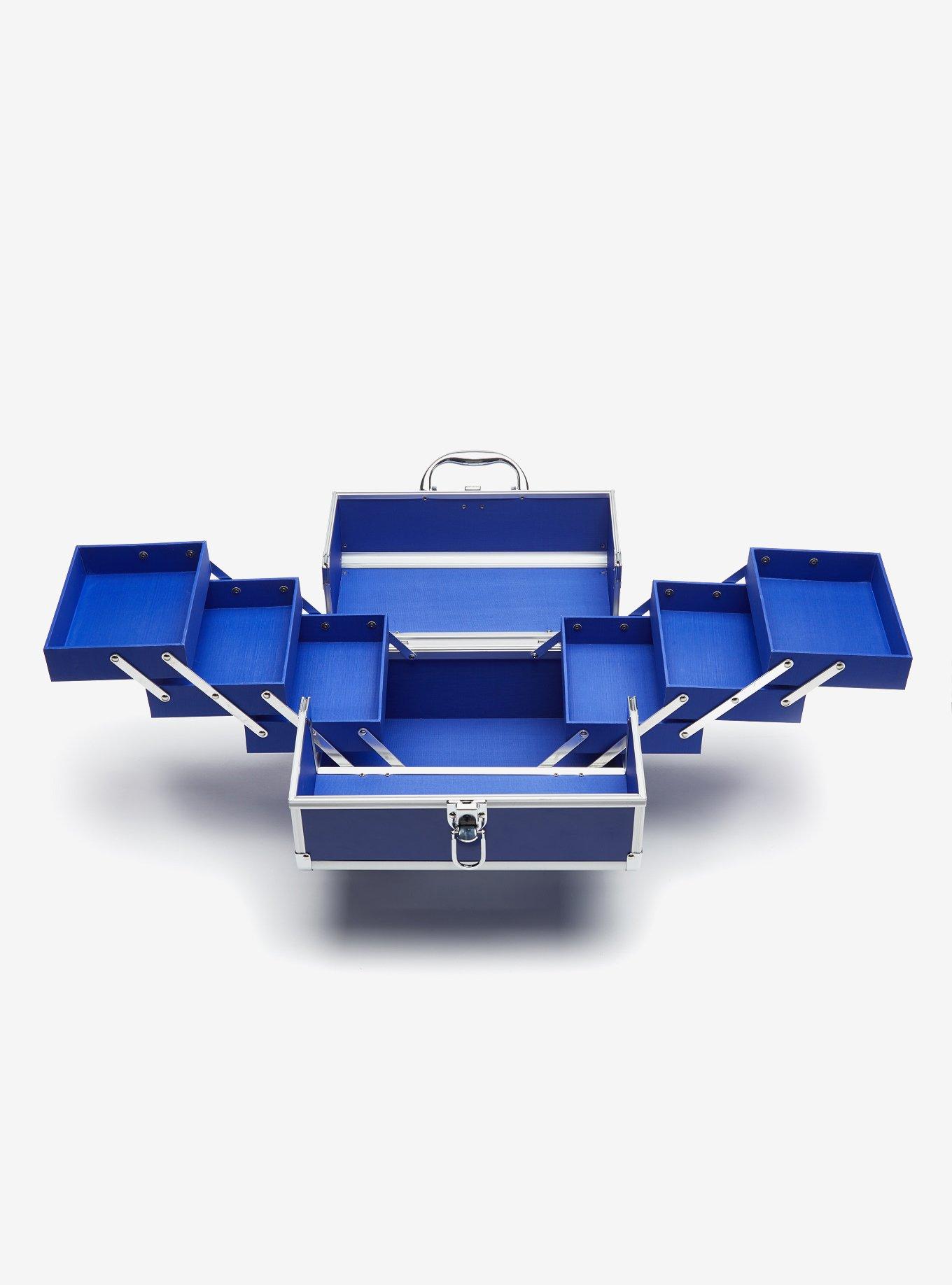 Caboodle Medium Train Case Bright Blue, , alternate