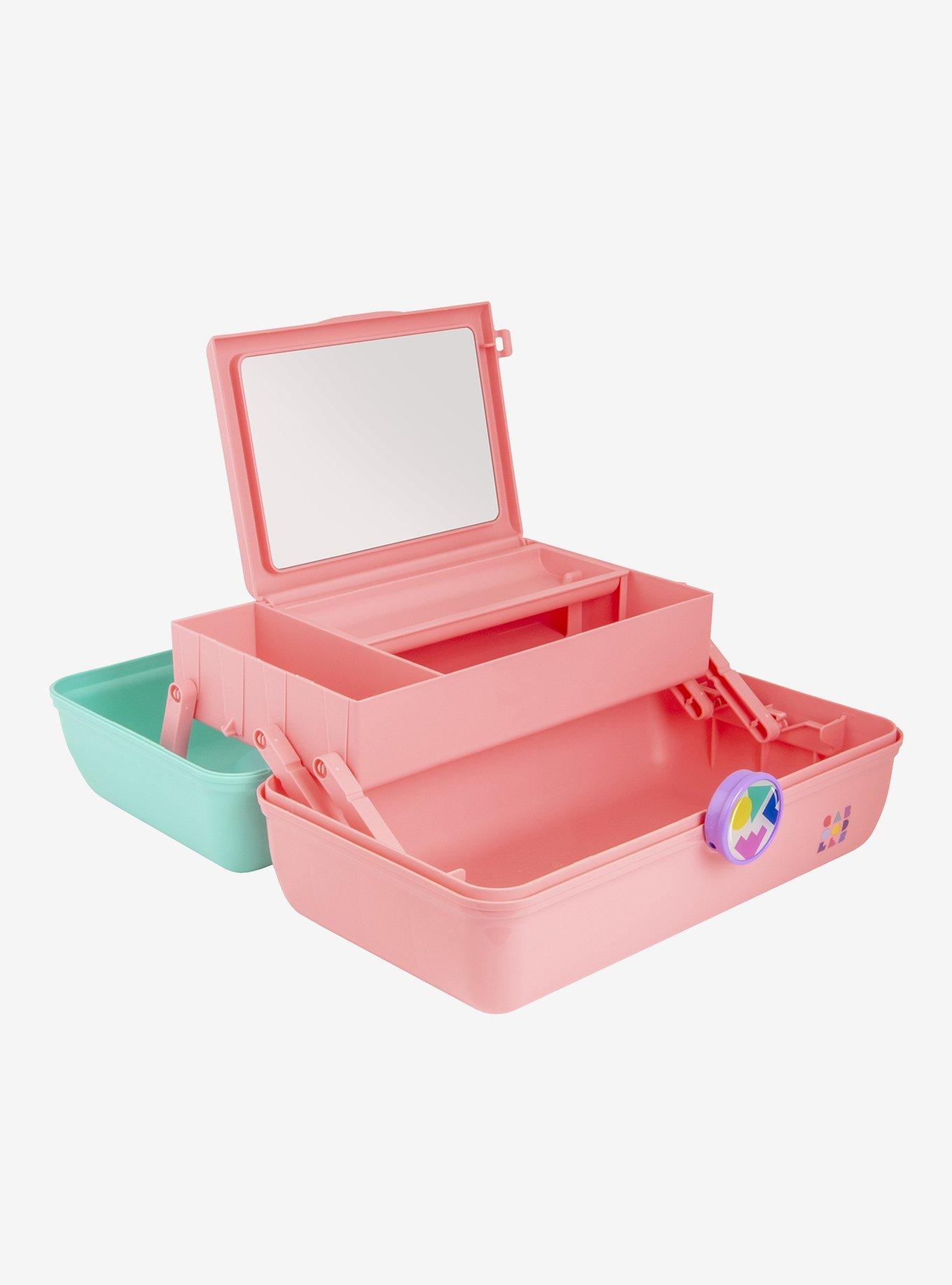 Caboodle On-The-Go-Girl Pink and Light Blue Cosmetic Case, , alternate