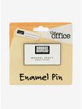 The Office Michael Scott Business Card Enamel Pin, , alternate