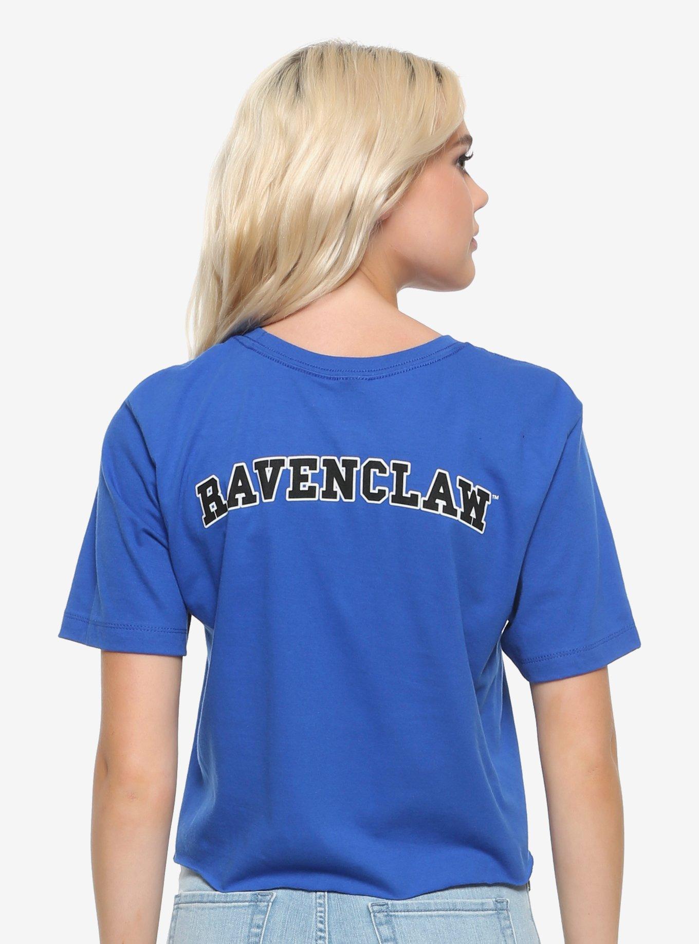 Harry Potter Ravenclaw Stripes Girls Crop T-Shirt, MULTI, alternate