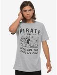 Studio Ghibli Porco Rosso Pirate Federation T-Shirt, GREY, alternate