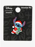Loungefly Disney Lilo & Stitch Santa Stitch Enamel Pin, , alternate