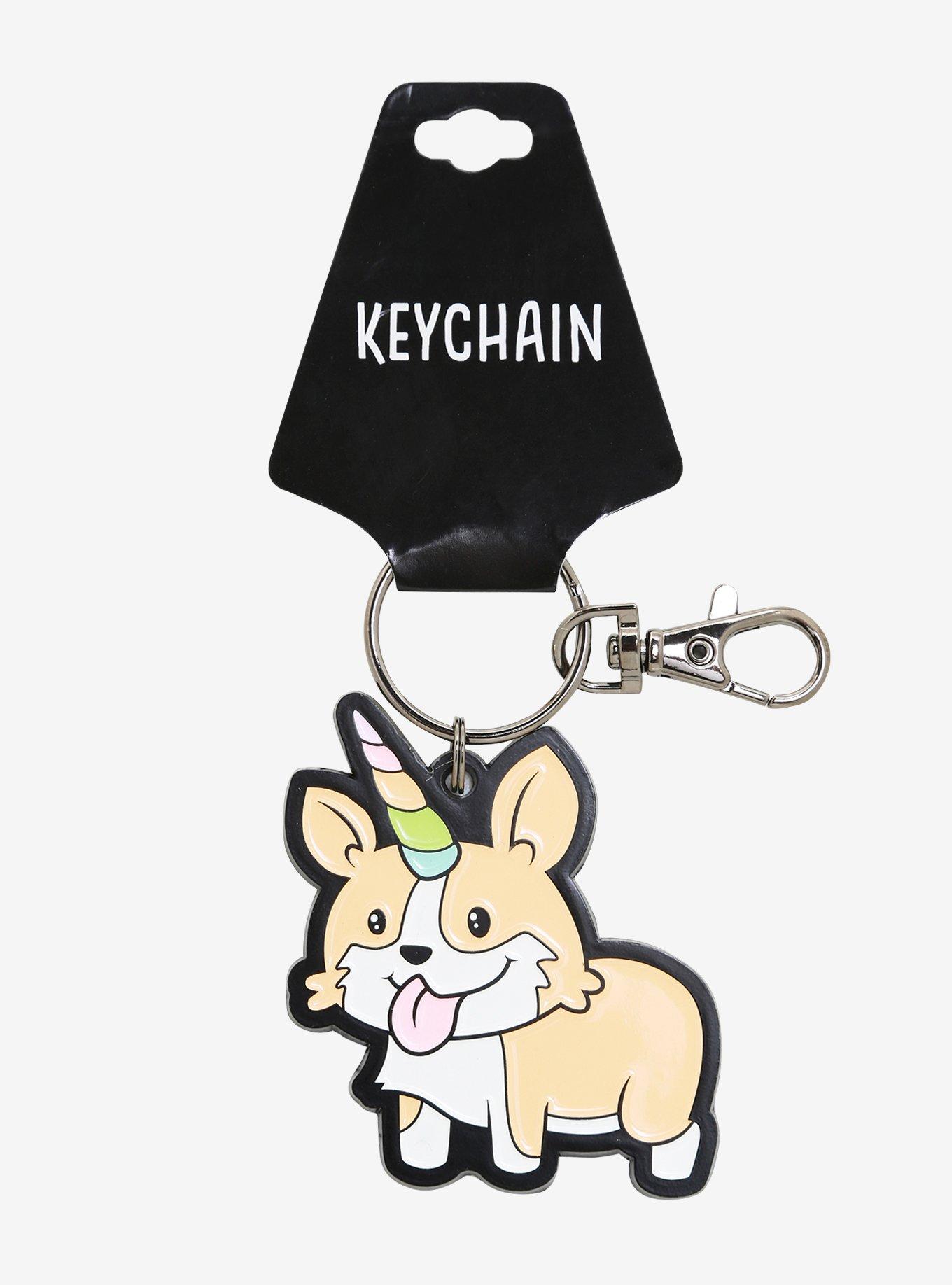 Corgicorn Key Chain, , alternate