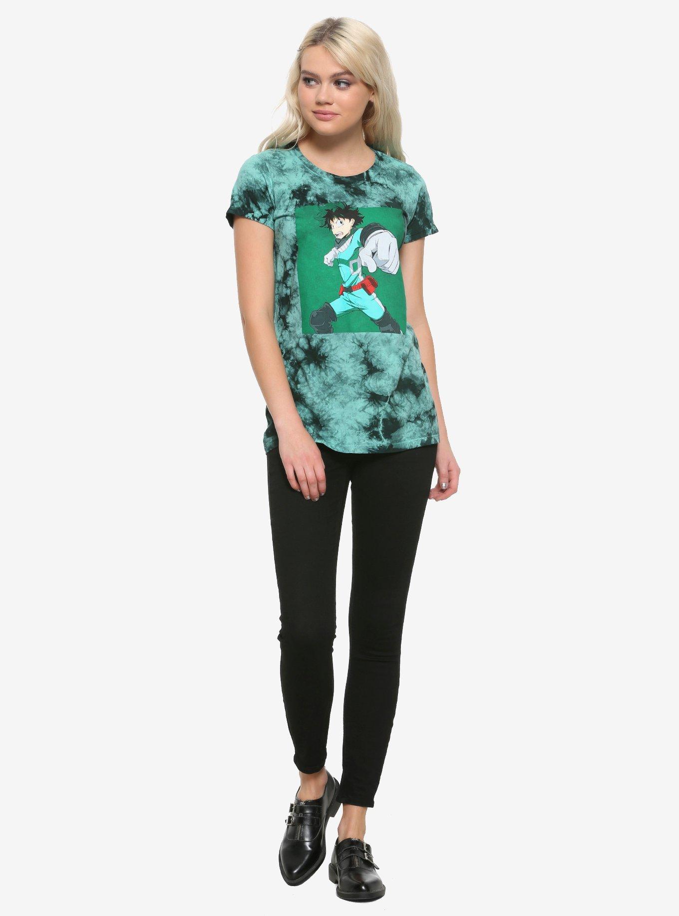 My Hero Academia Deku Tie-Dye Girls T-Shirt, MULTI, alternate