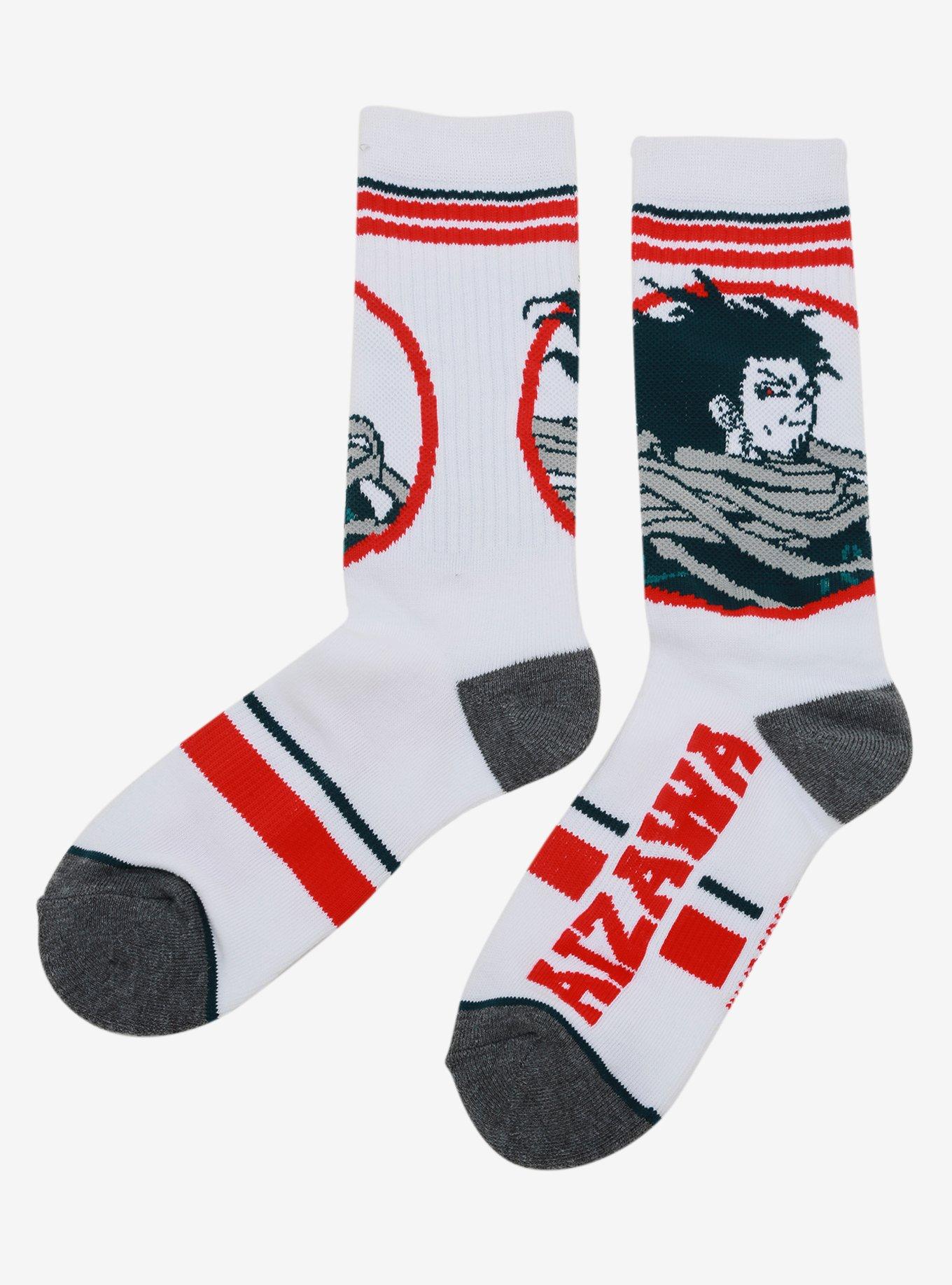 My Hero Academia Shoto Aizawa Crew Socks, , alternate