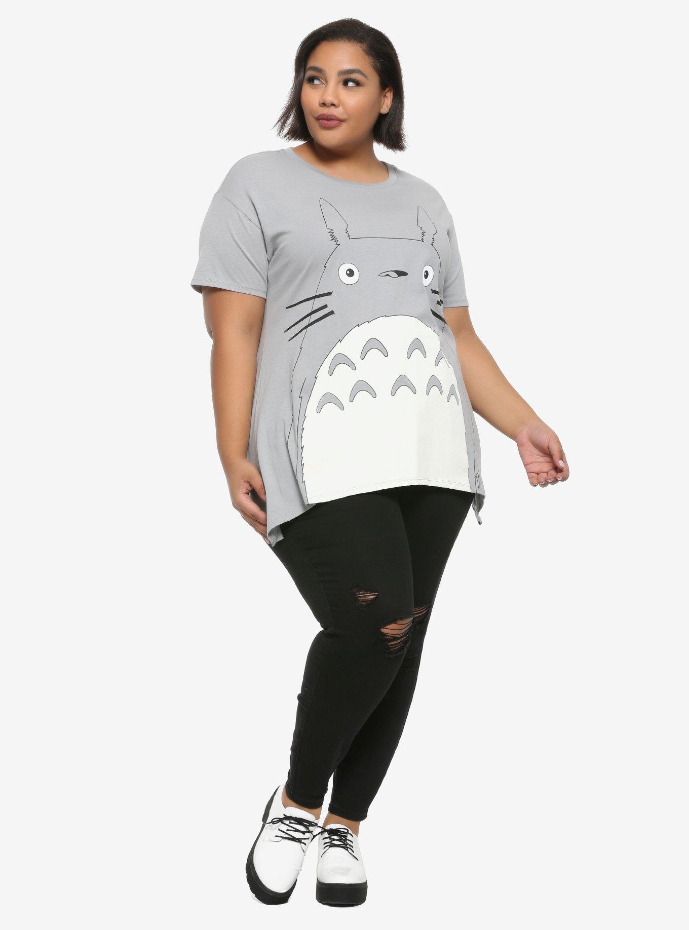 Studio Ghibli My Neighbor Totoro Shark Bite Girls T-Shirt Plus Size, MULTI, alternate