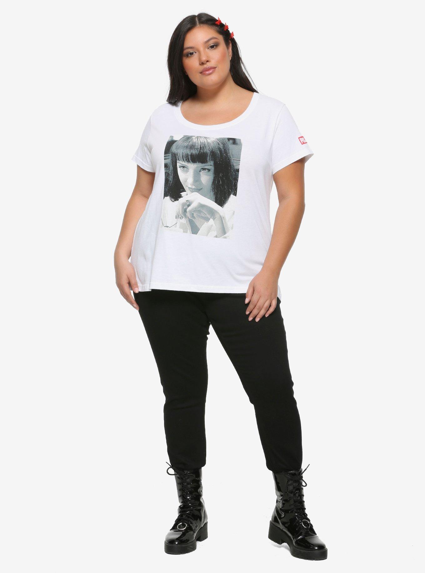 Pulp Fiction Mrs Mia Wallace Girls T-Shirt Plus Size, MULTI, alternate