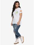Rick And Morty Fruit Stickers Girls T-Shirt, MULTI, alternate