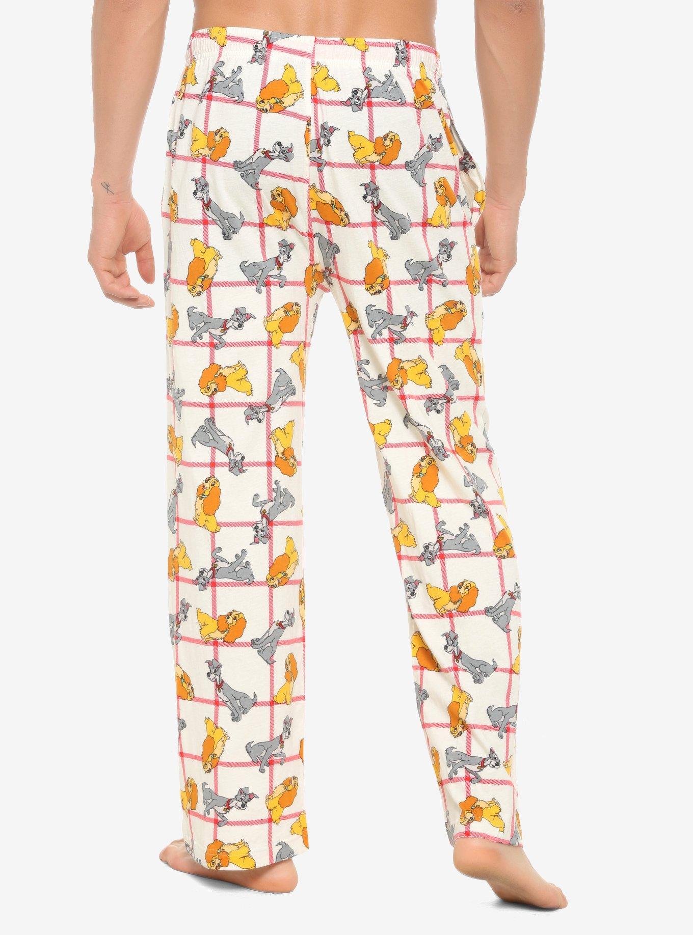 Disney Lady and the Tramp Graph Check Sleep Pants - BoxLunch Exclusive, MULTI, alternate
