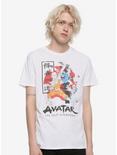 Avatar: The Last Airbender Watercolor Fighting Poses T-Shirt, MULTI, alternate