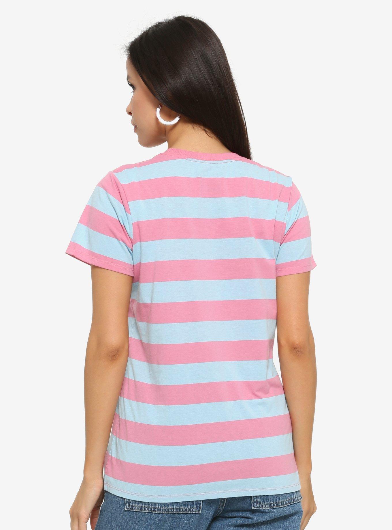 My Hero Academia x Hello Kitty and Friends Ochaco & My Melody Striped Women's T-Shirt - BoxLunch Exclusive, MULTI, alternate