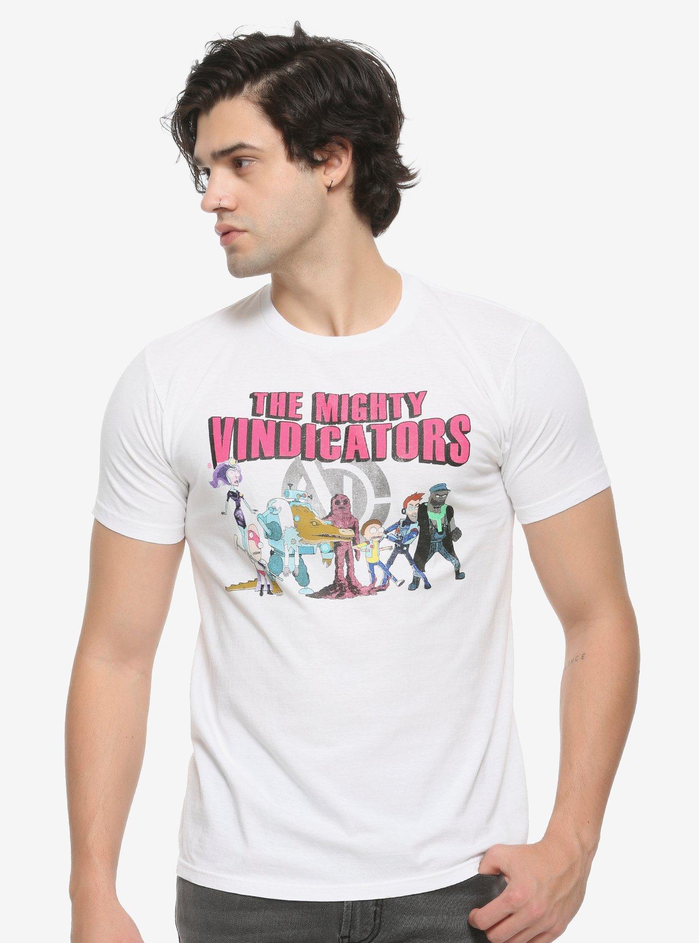 Rick And Morty The Mighty Vindicators T-Shirt, , alternate