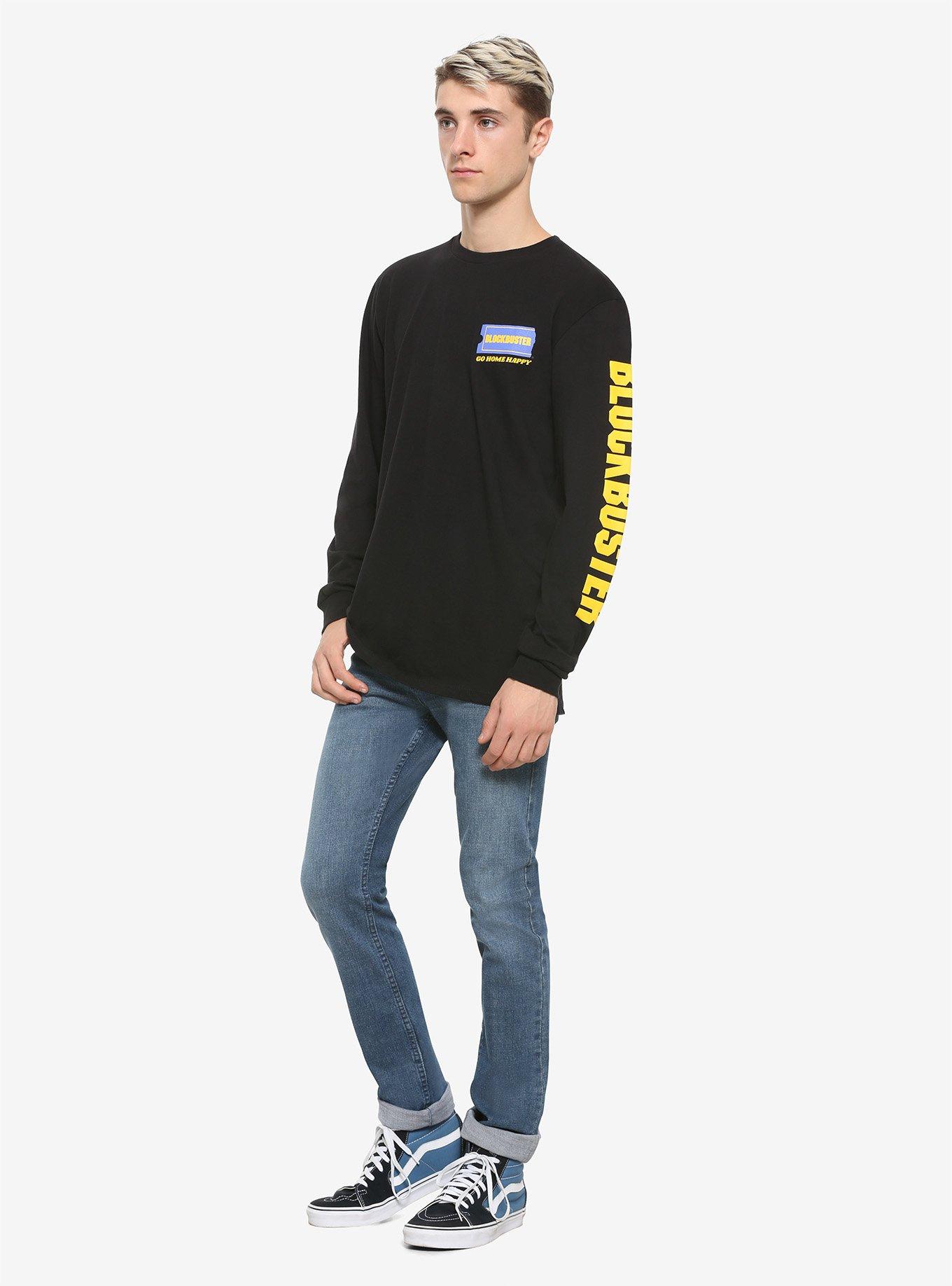 Blockbuster Logo Long-Sleeve T-Shirt, BLACK, alternate