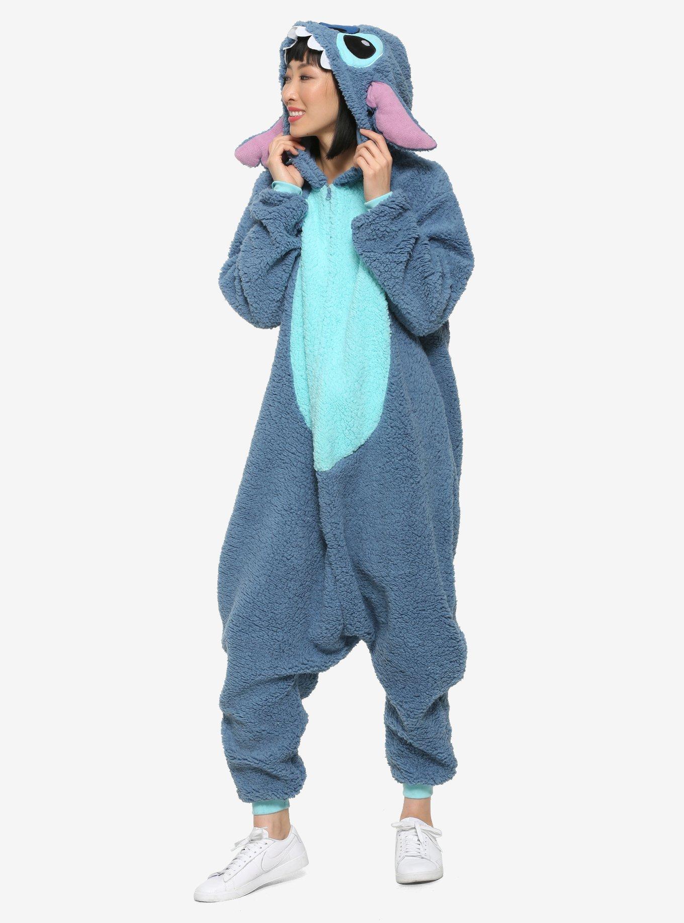 Disney Lilo & Stitch Kigurumi Pajama, BLUE, alternate