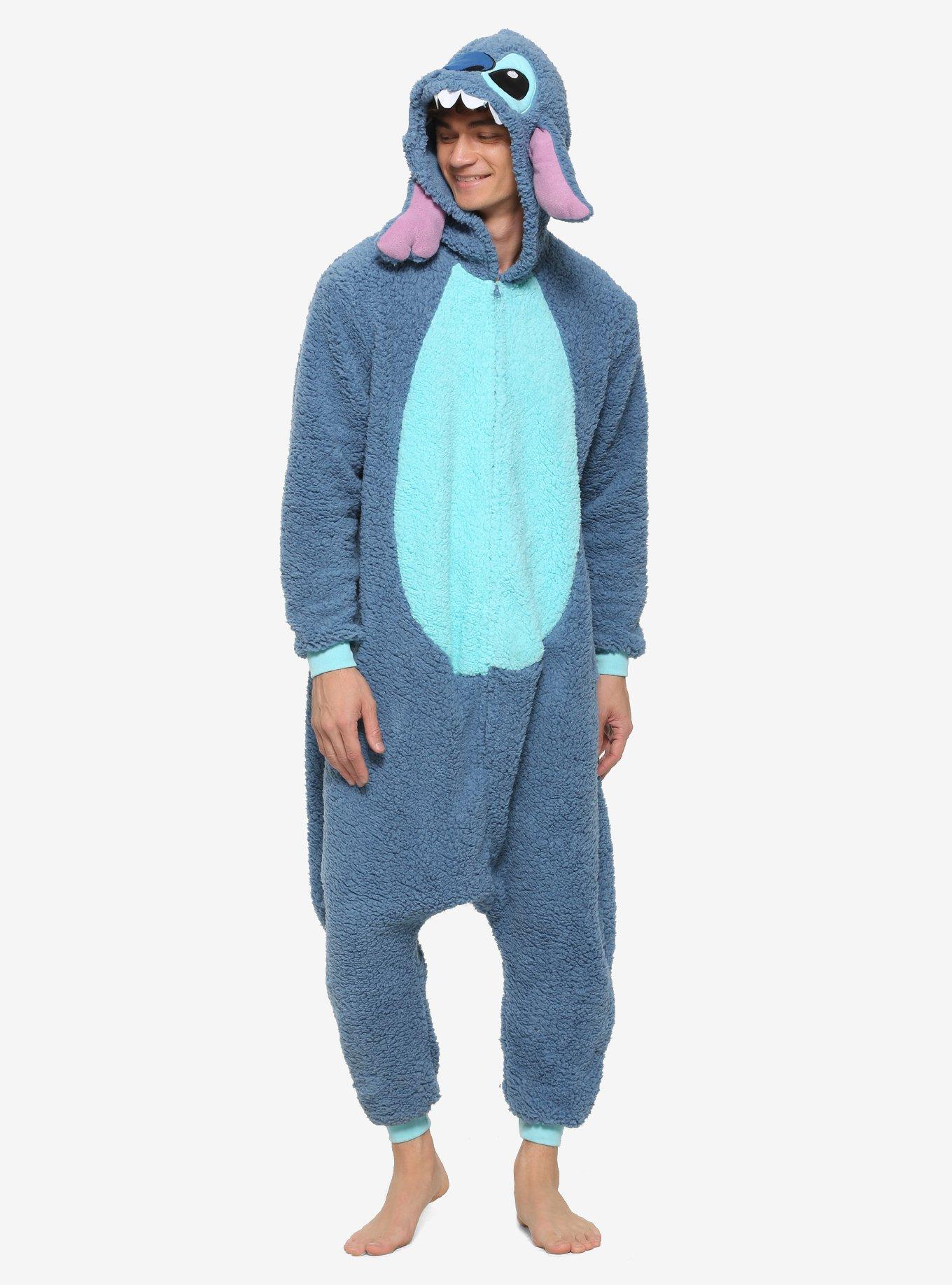 Disney Lilo & Stitch Kigurumi Pajama, BLUE, alternate