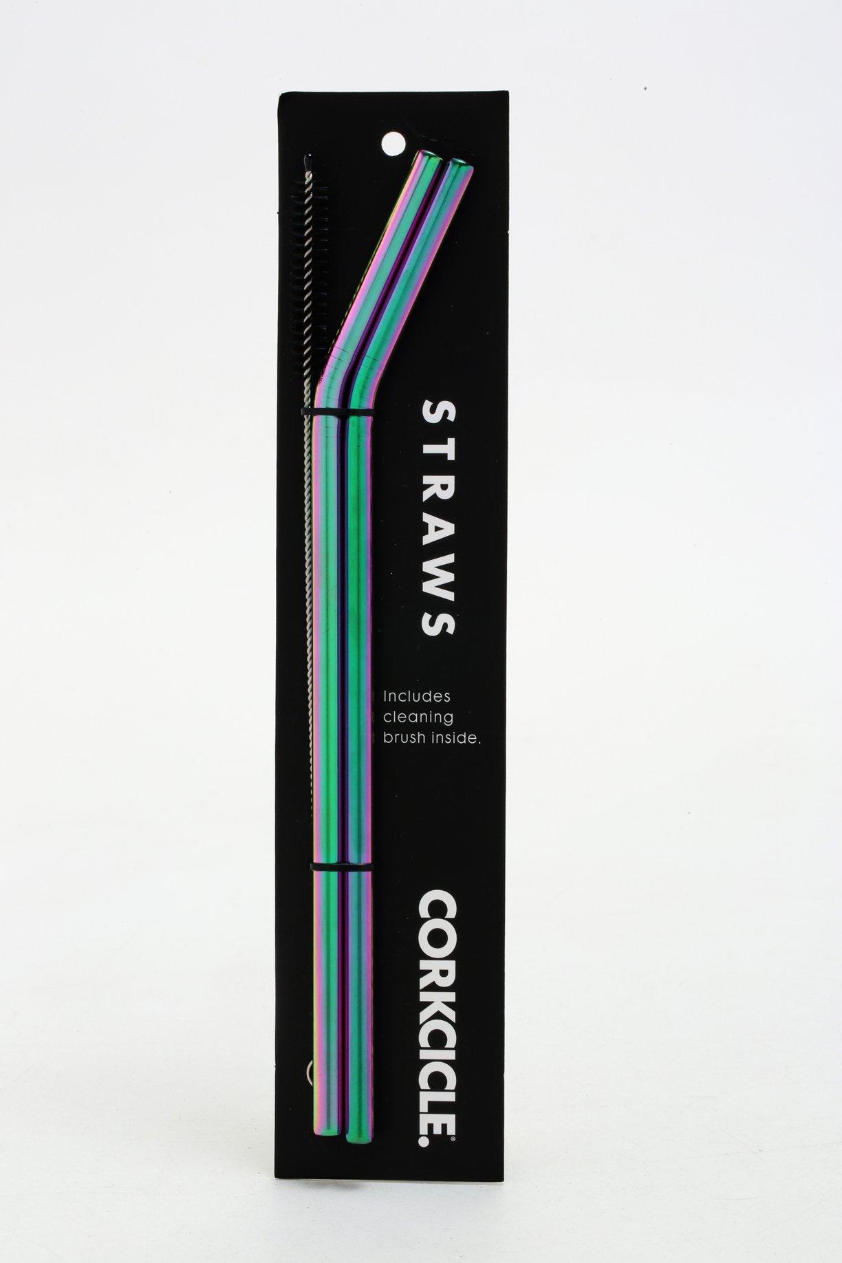 Anodized Stainless Steel Straw 2 Pack, , alternate