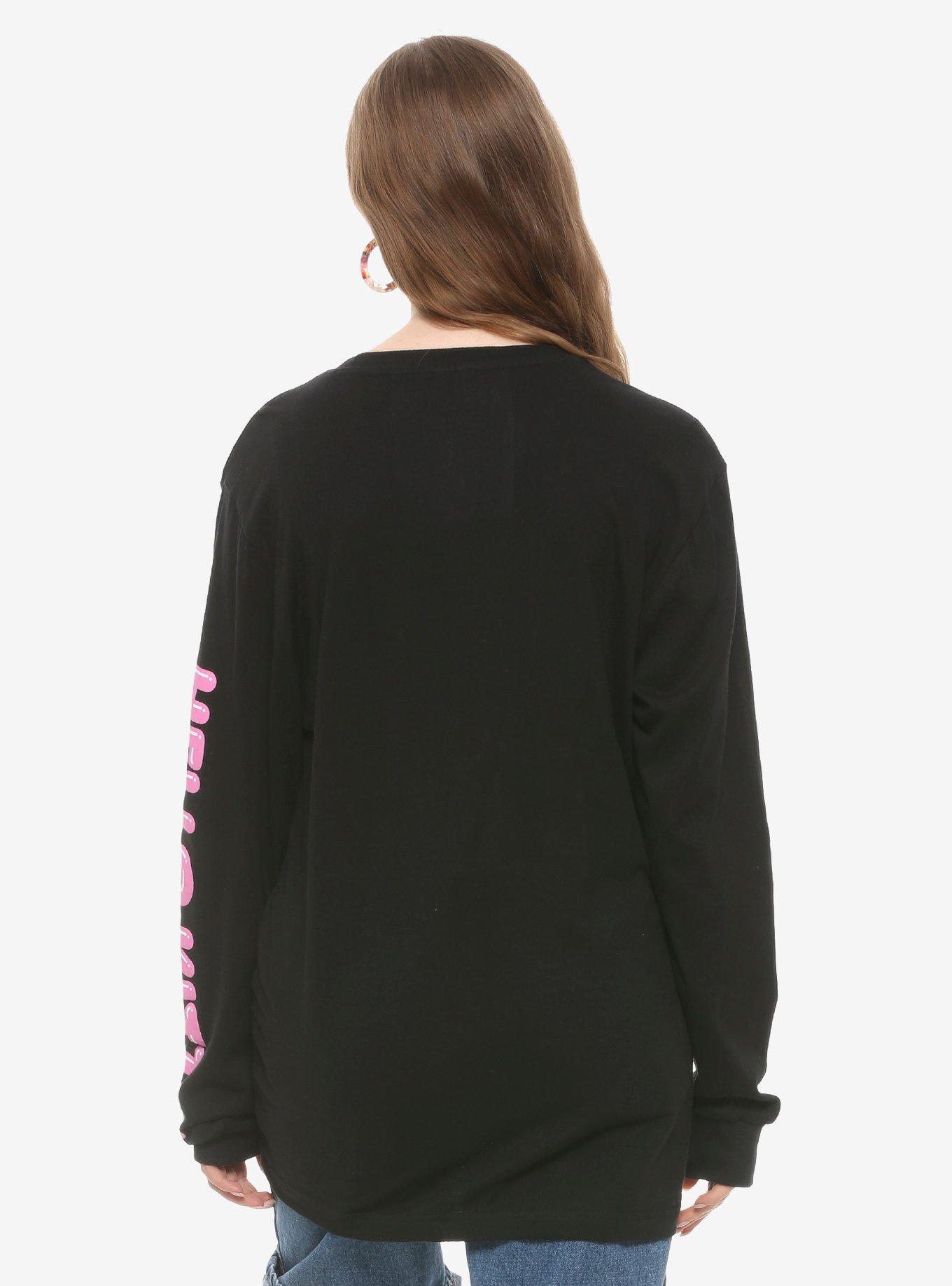 Sanrio Hello Kitty and Friends Sweet Treats Women's Long Sleeve T-Shirt - BoxLunch Exclusive, BLACK, alternate