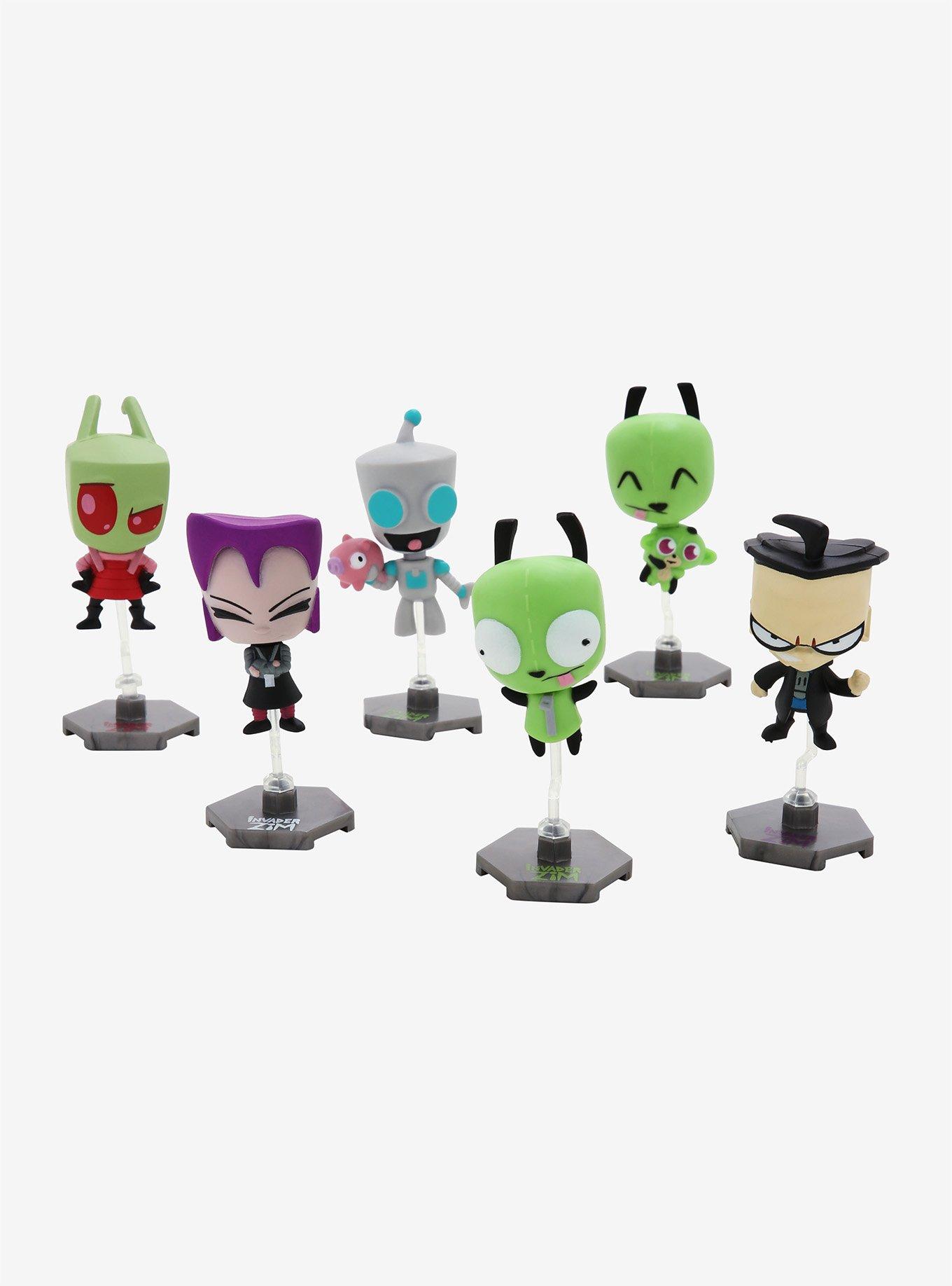 Invader Zim Buildable Blind Bag Vinyl Mini Bobble-Head Figurine, , alternate