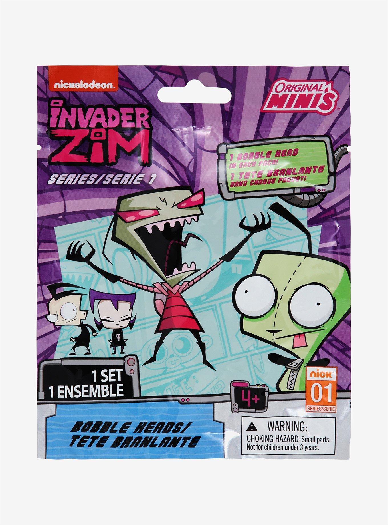 Invader Zim Buildable Blind Bag Vinyl Mini Bobble-Head Figurine, , alternate
