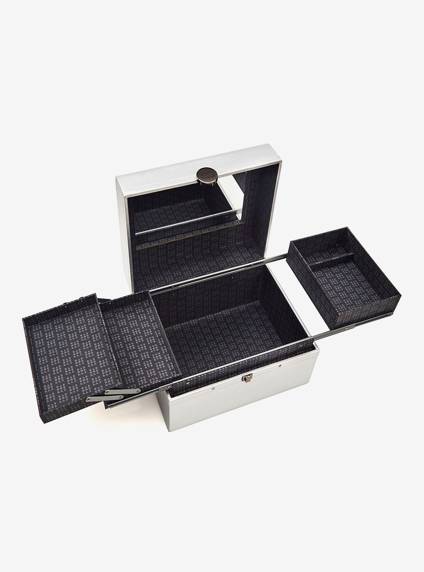 Caboodle Lifestyle Large Train Case Silver, , alternate