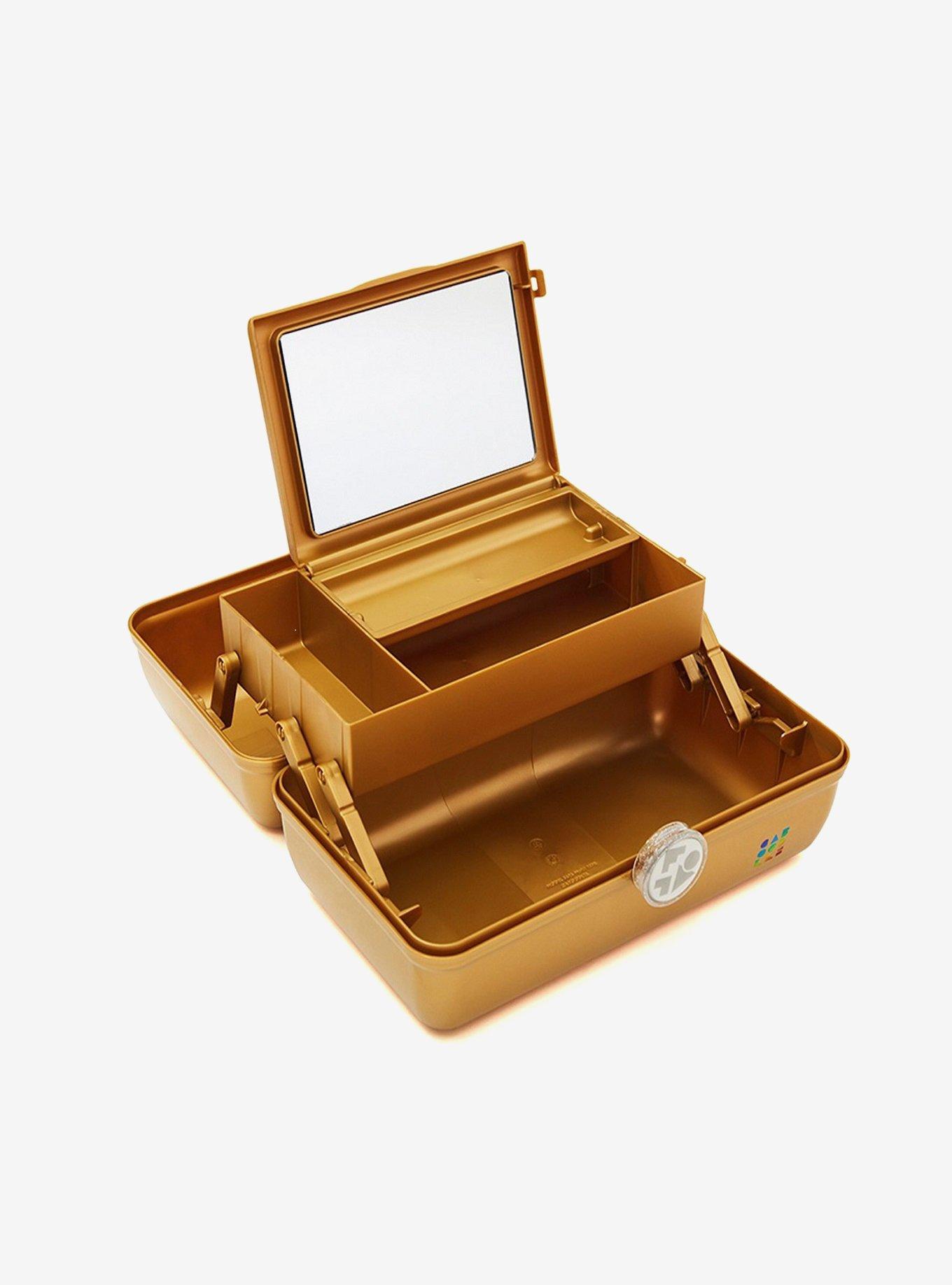 Caboodle On-The-Go Girl Retro Case Gold, , alternate