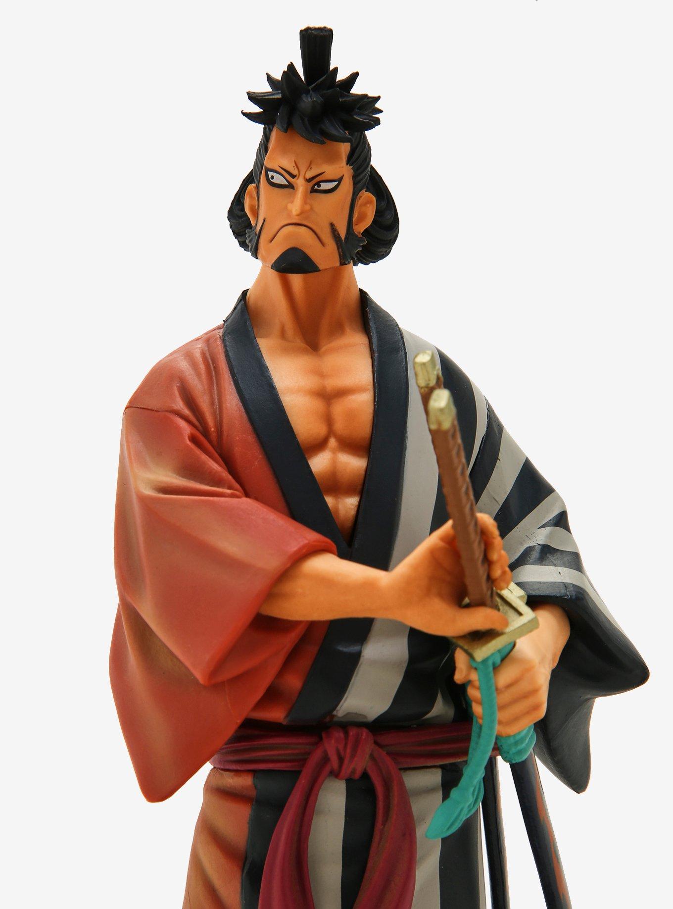 Banpresto One Piece DXF Grandline Men Wano Country Vol.4 Kin'emon Collectible Figure, , alternate