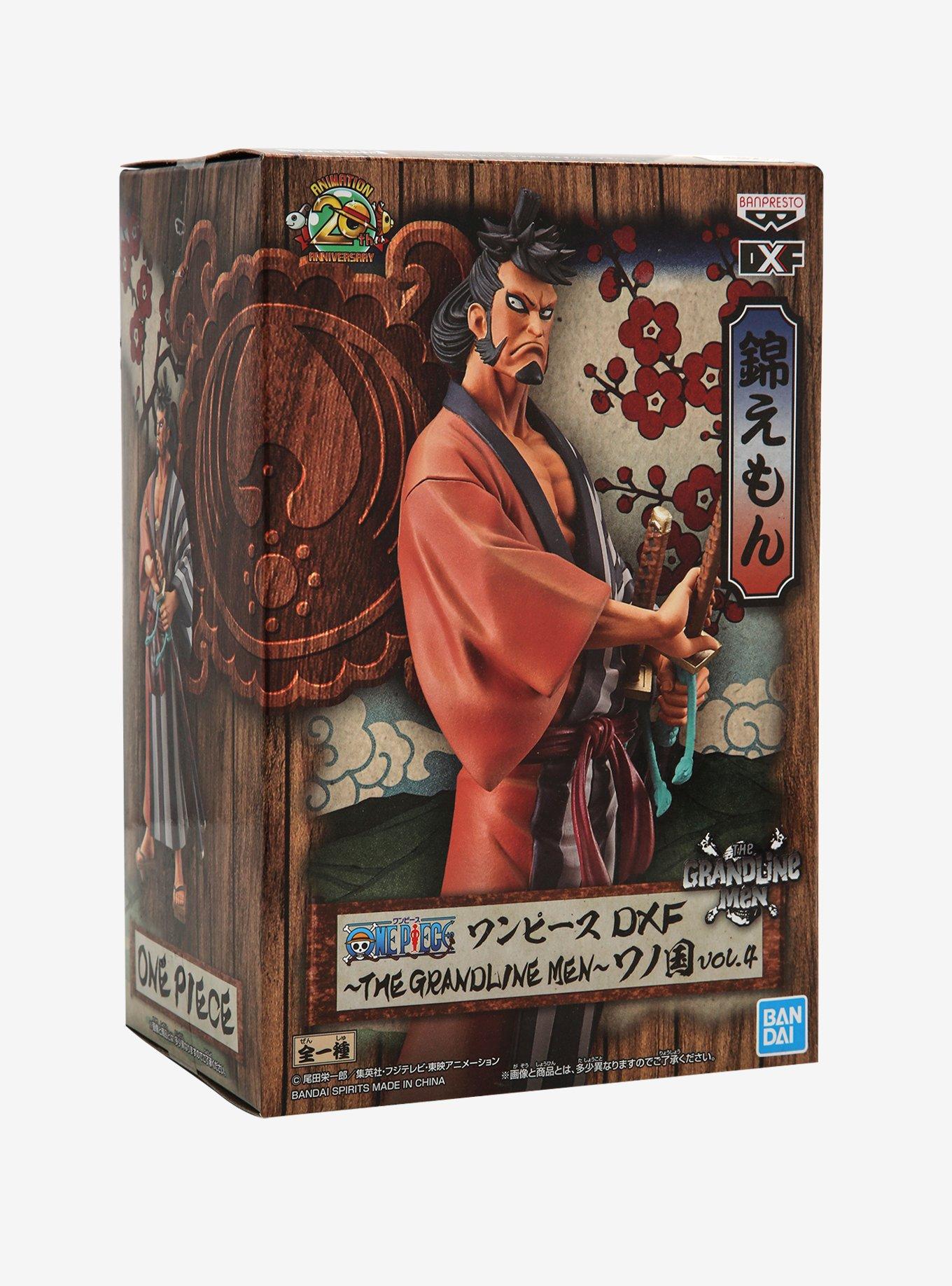 Banpresto One Piece DXF Grandline Men Wano Country Vol.4 Kin'emon Collectible Figure, , alternate