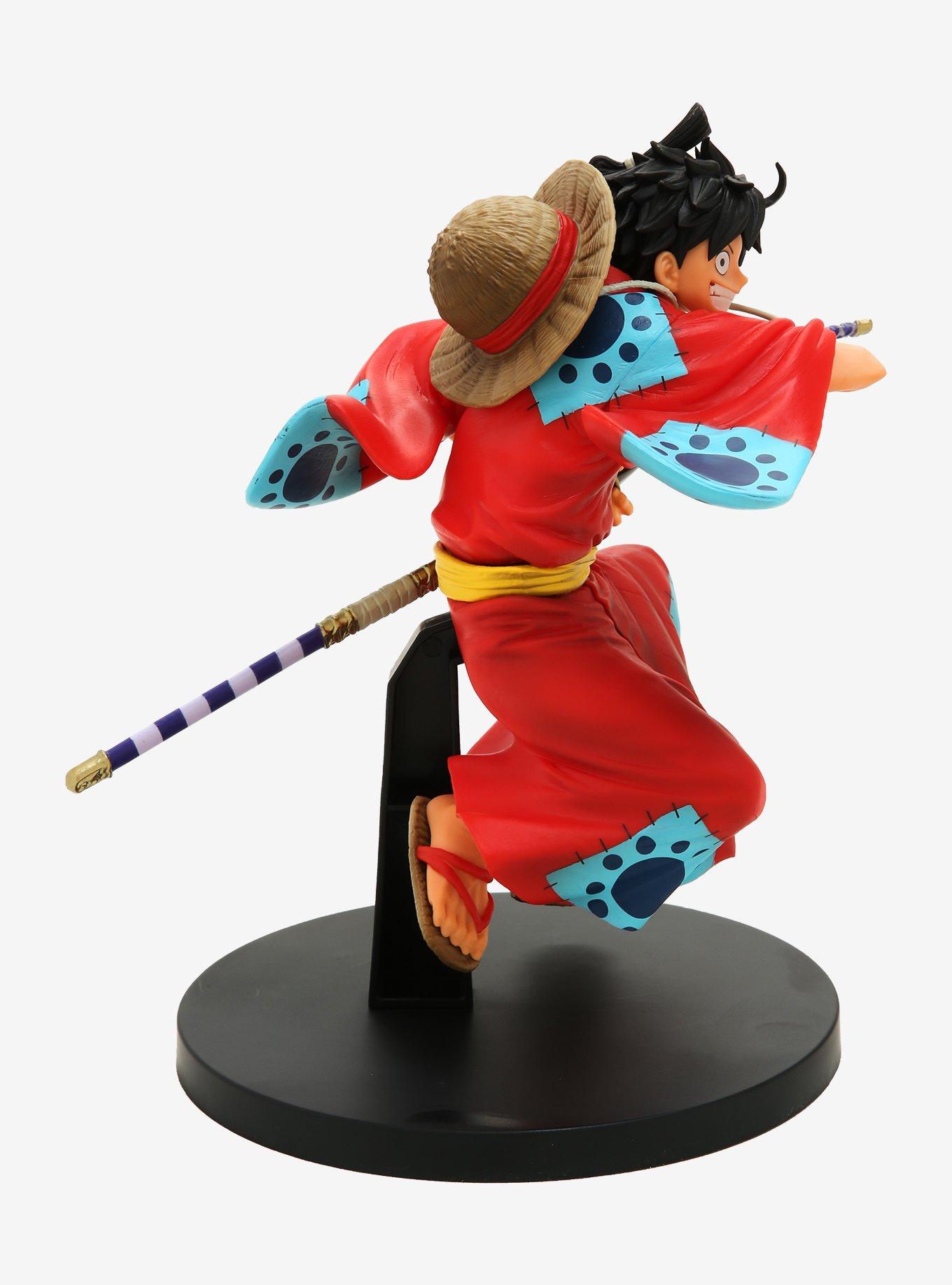 Banpresto One Piece King of Artist Monkey D. Luffy (Wano Country) Collectible Figure, , alternate