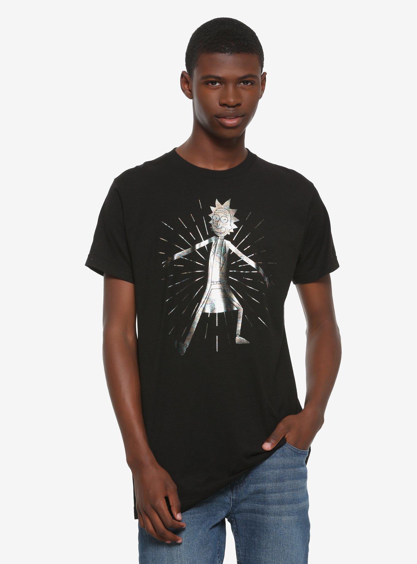 Rick And Morty Hologram Rick T-Shirt, MULTI, alternate