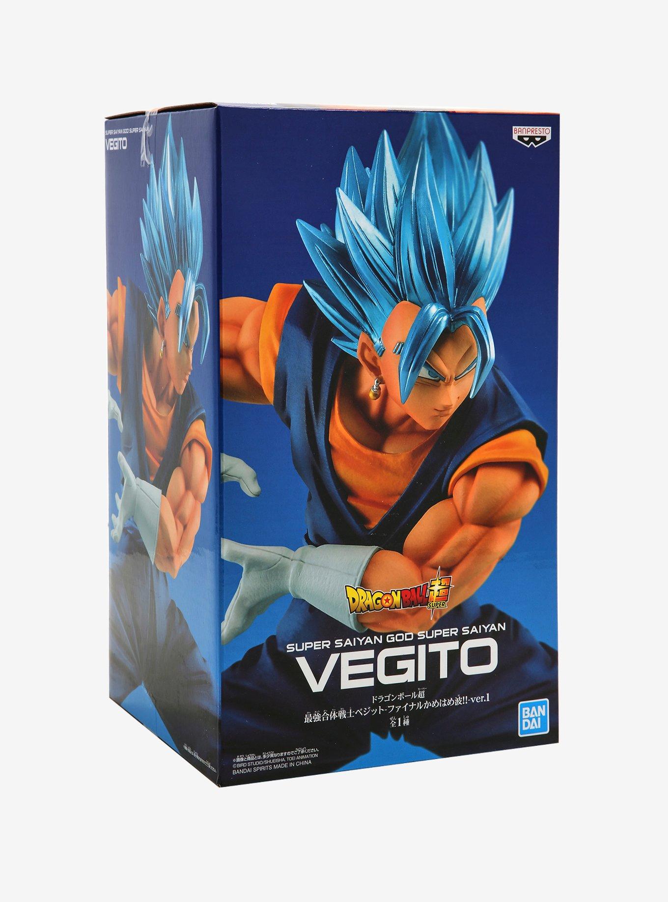 Banpresto Dragon Ball Super SSGSS Vegito Final Kamehameha Ver. 1 Collectible Figure, , alternate