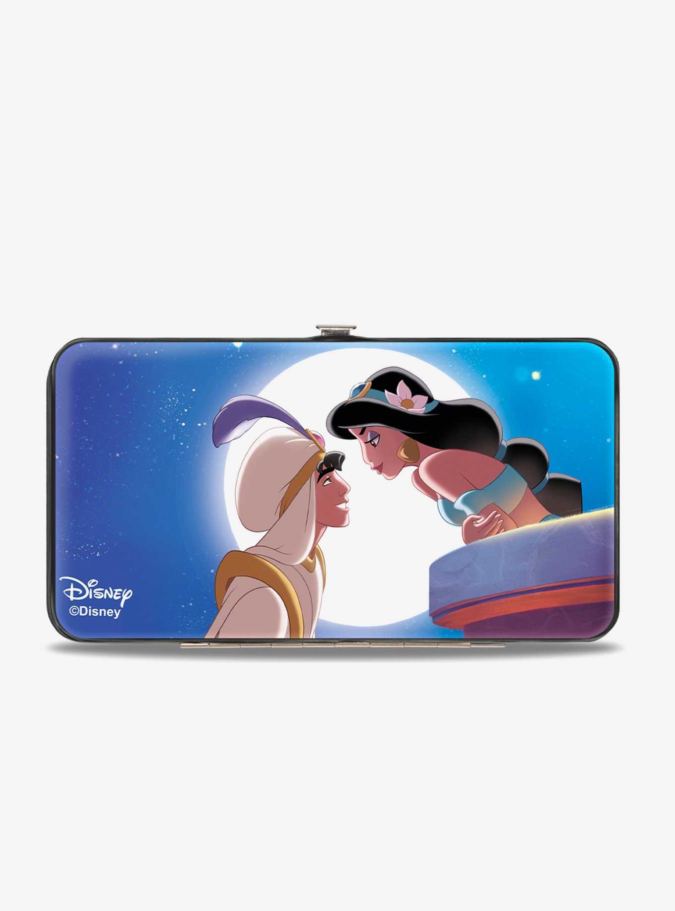 Disney Classic Aladdin Jasmine Moonlight Kiss Scene Hinged Wallet, , hi-res