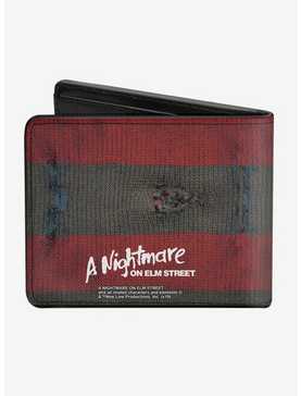 A Nightmare On Elm Street Freddys Sweater Stripes Red Black, , hi-res