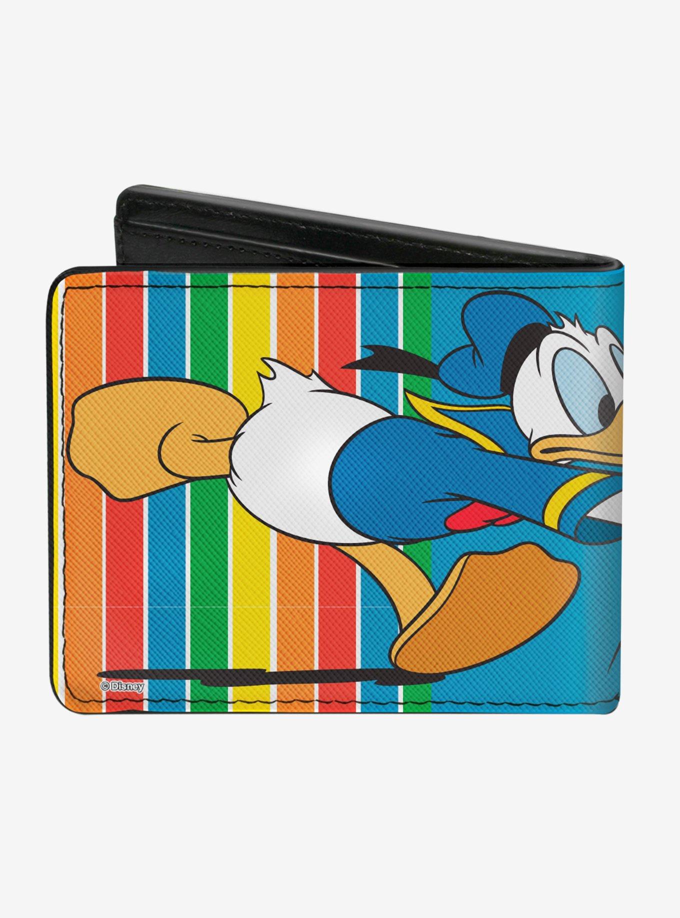 Disney Donald Duck Beach Ball Pose Bi-Fold Wallet, , alternate