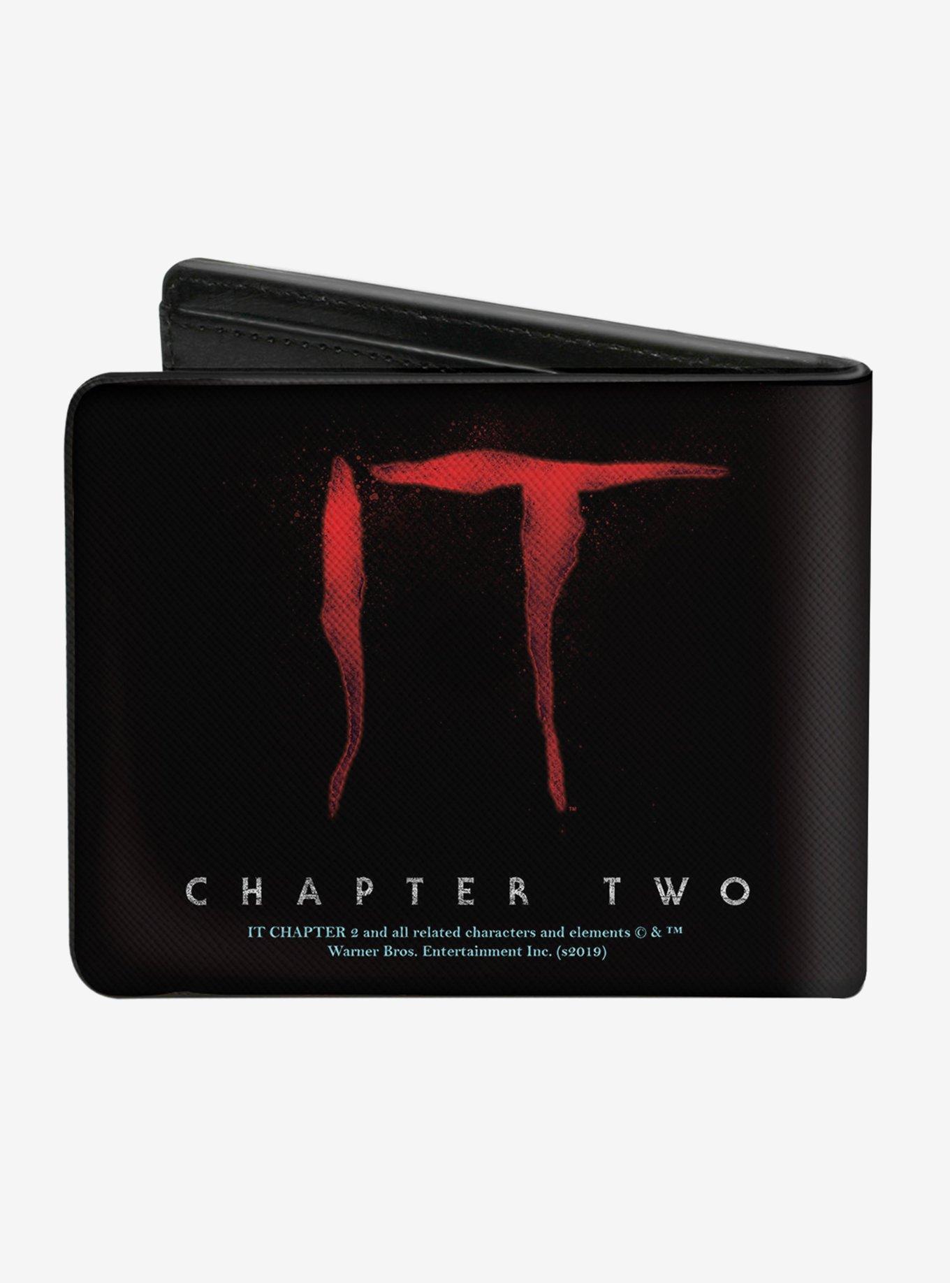 IT Chapter Two Pennywise Face Logo Bi-Fold Wallet, , alternate