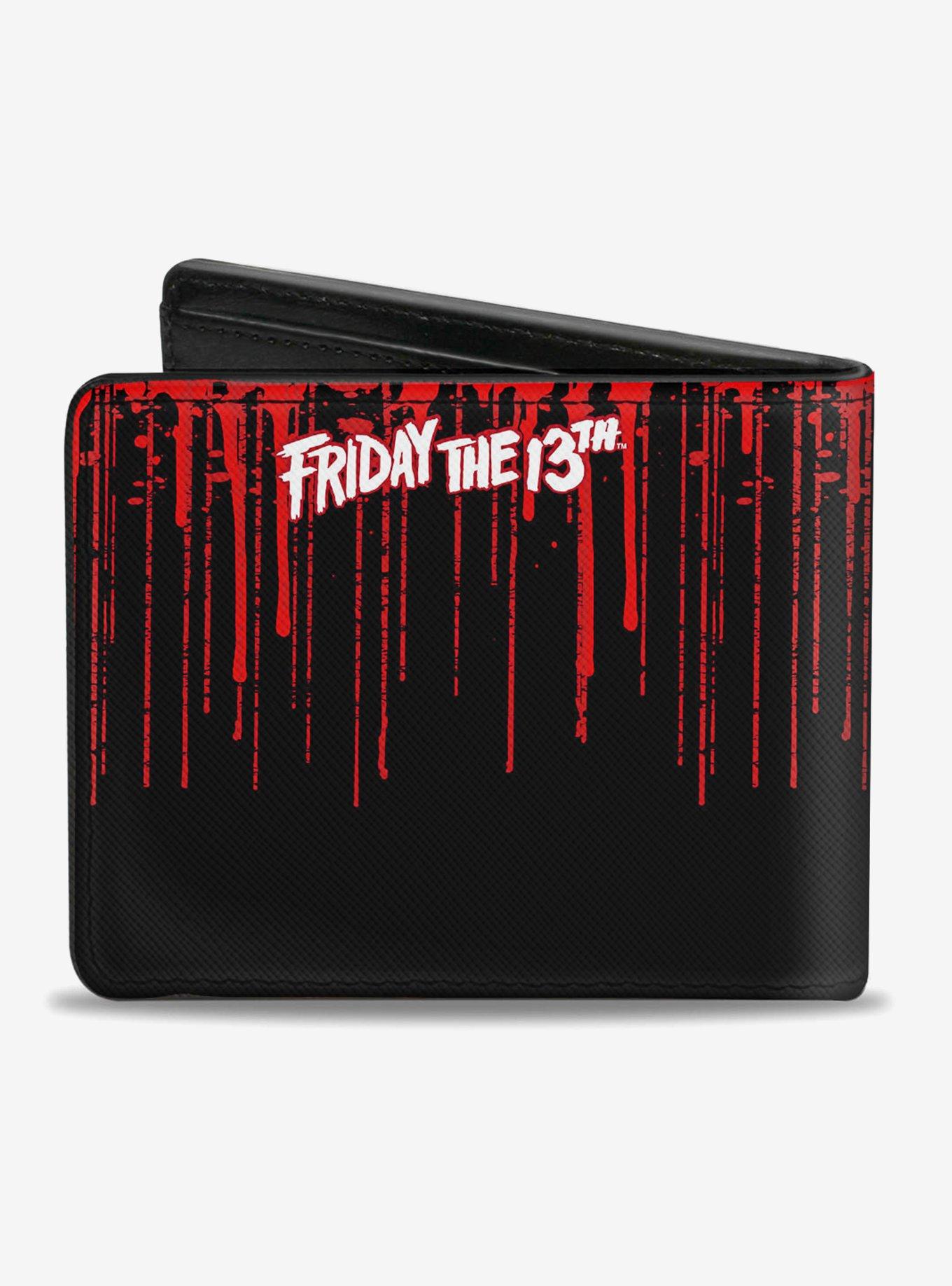 Friday The 13th Jason Voorhees Mask Bi-Fold Wallet, , alternate