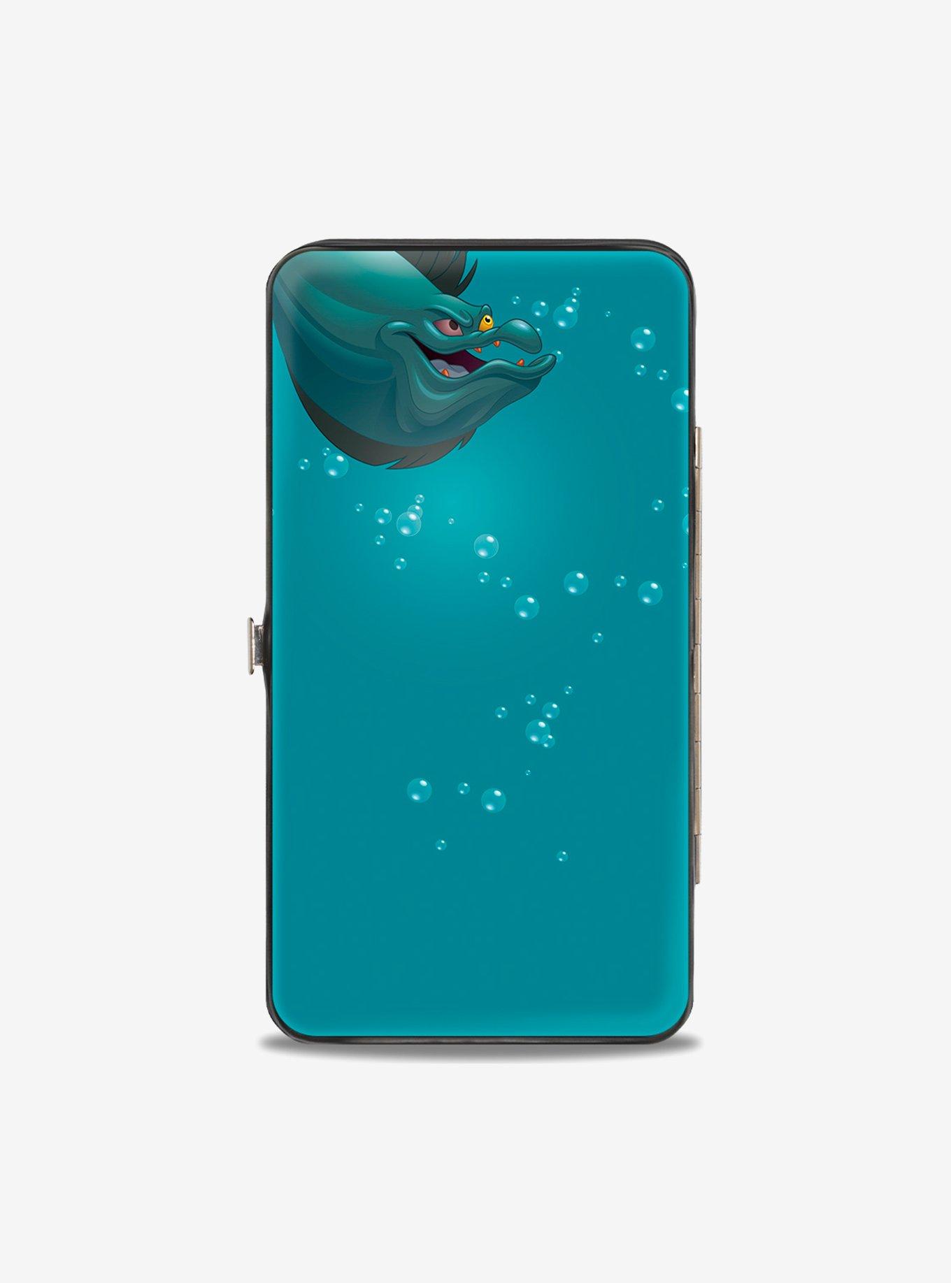 Disney The Little Mermaid Ursula Pose Jetsam Face Bubbles Hinged Wallet, , hi-res